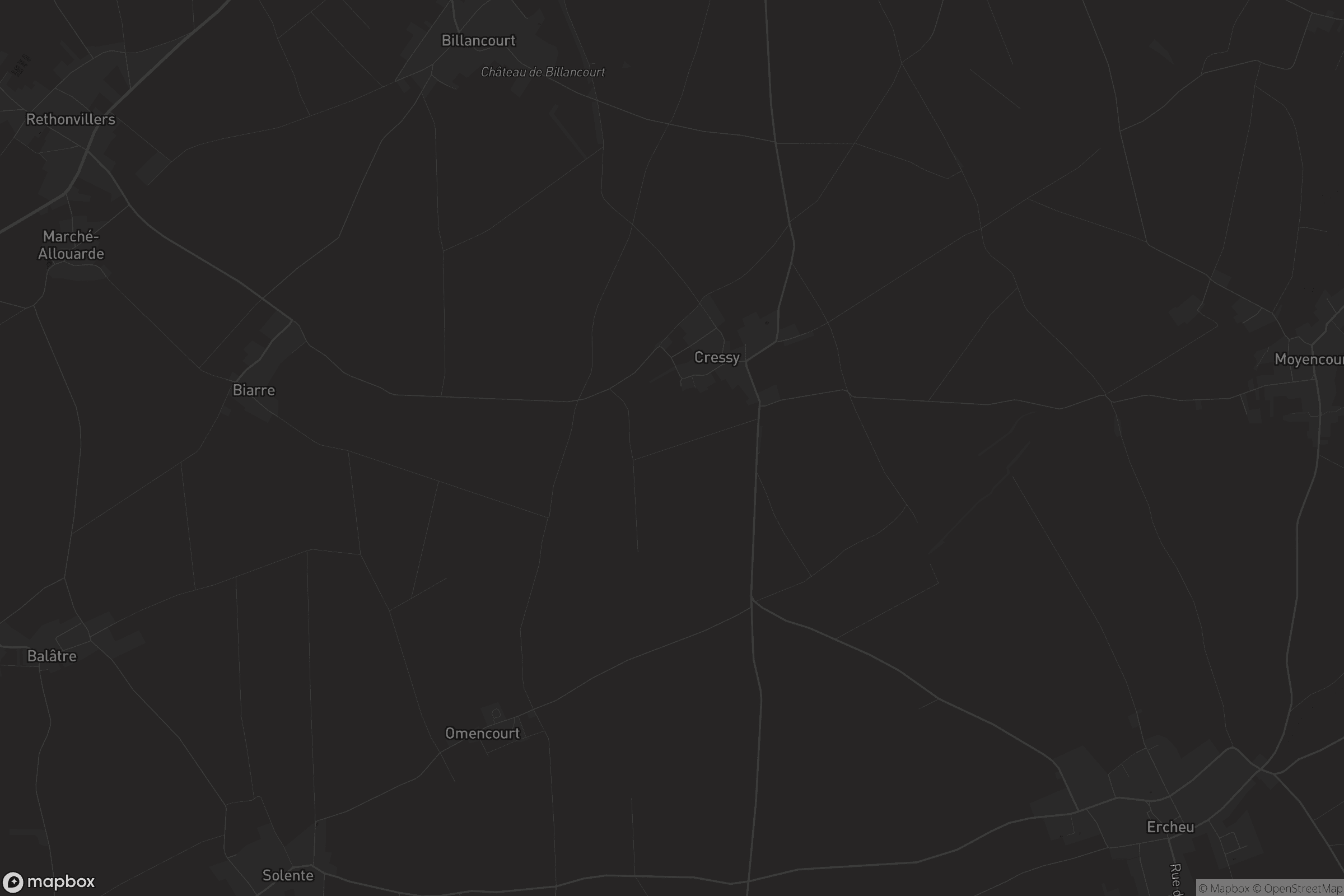 Carte de Cressy-Omencourt