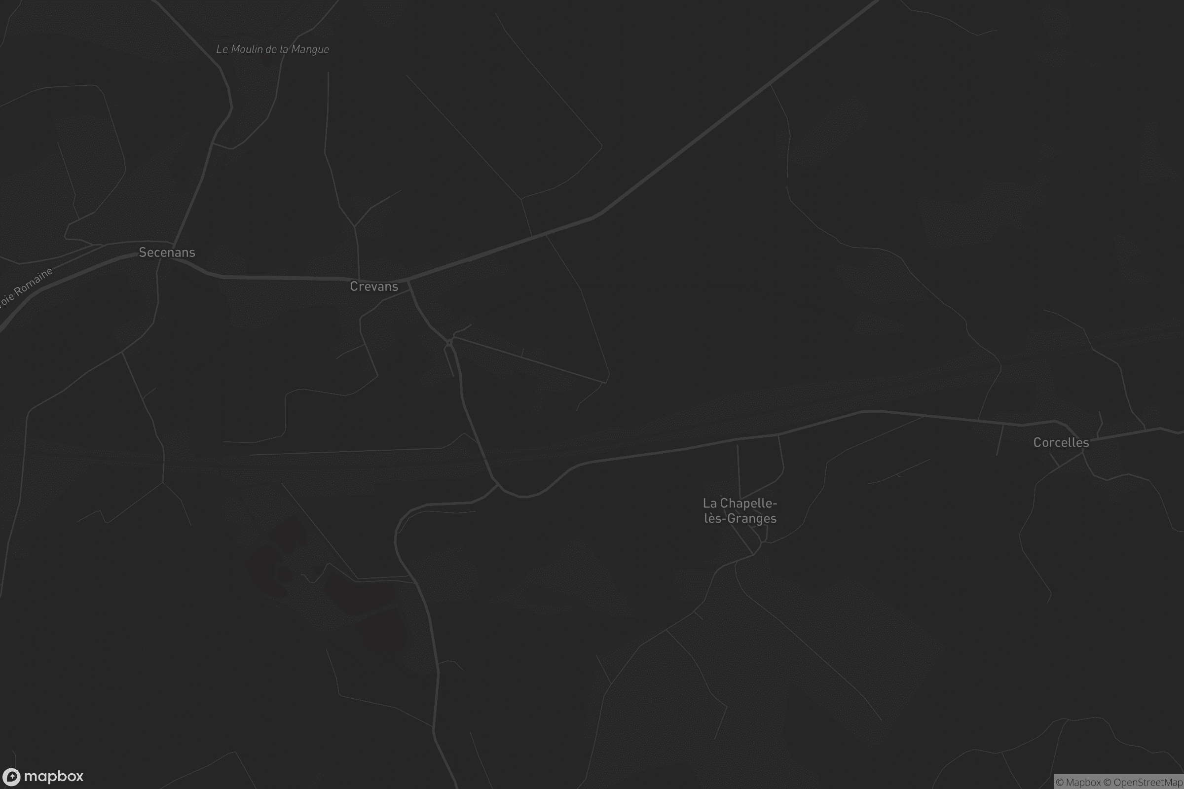 Carte de Crevans-et-la-Chapelle-lès-Granges