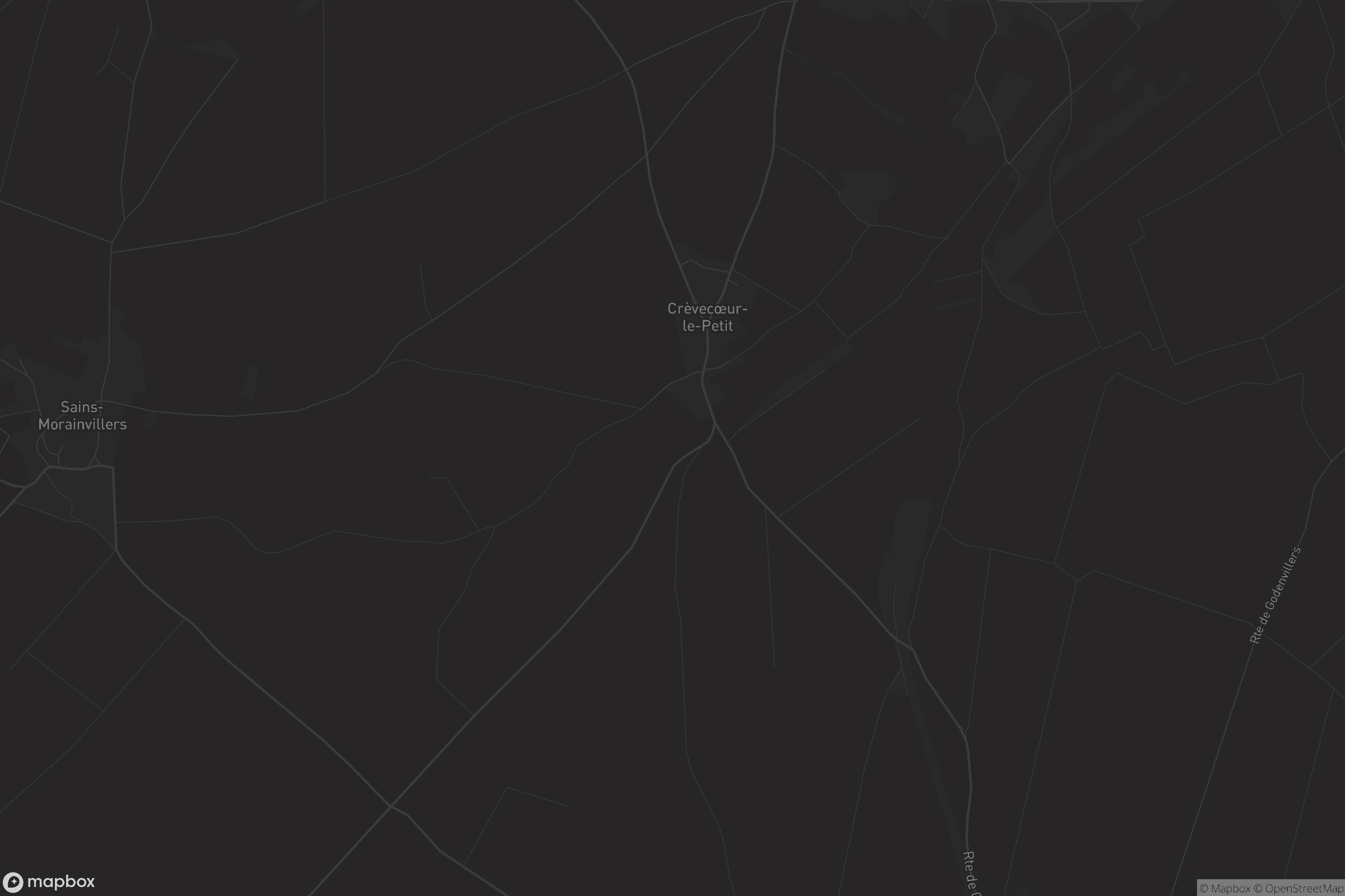 Carte de Crèvecœur-le-Petit