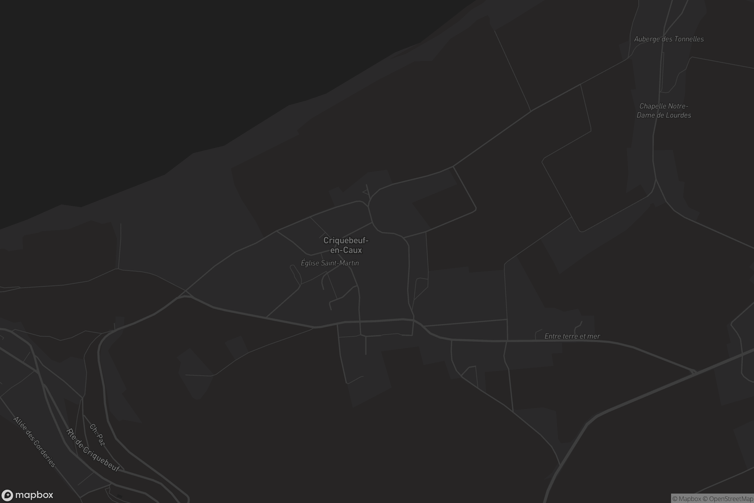 Carte de Criquebeuf-en-Caux