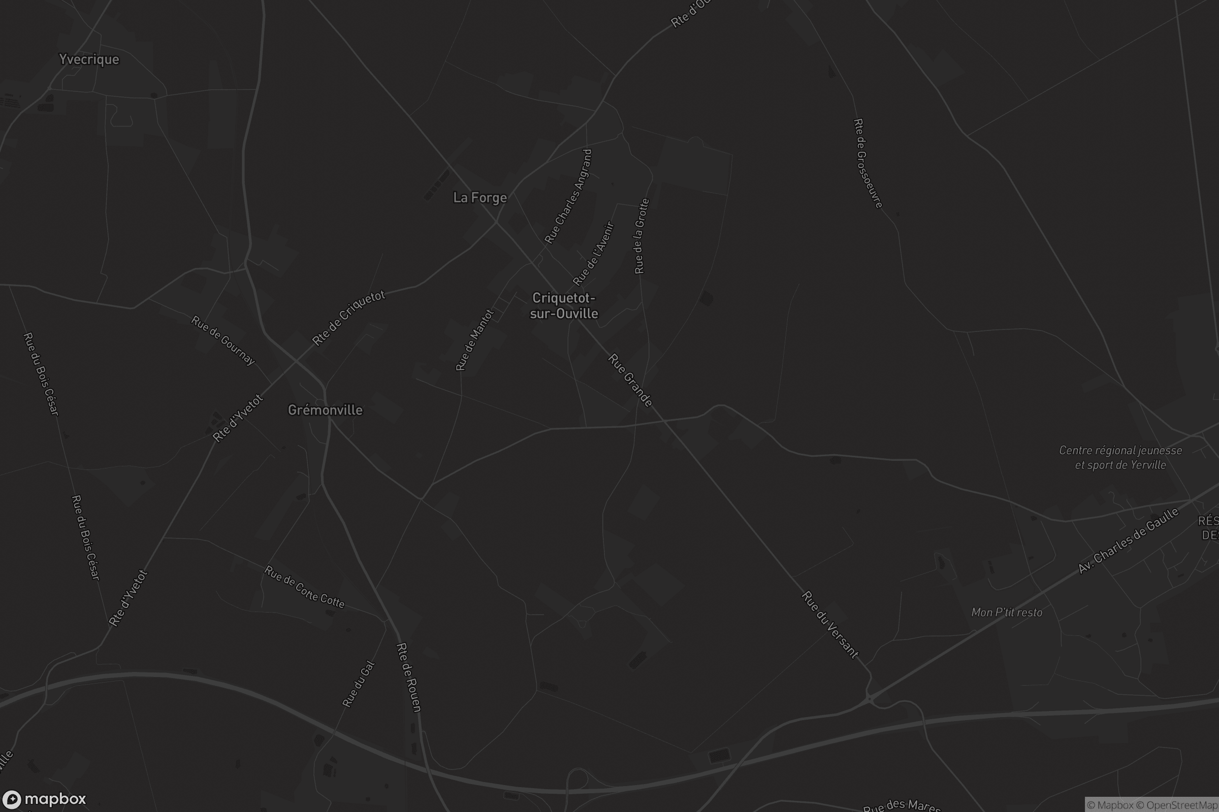 Carte de Criquetot-sur-Ouville