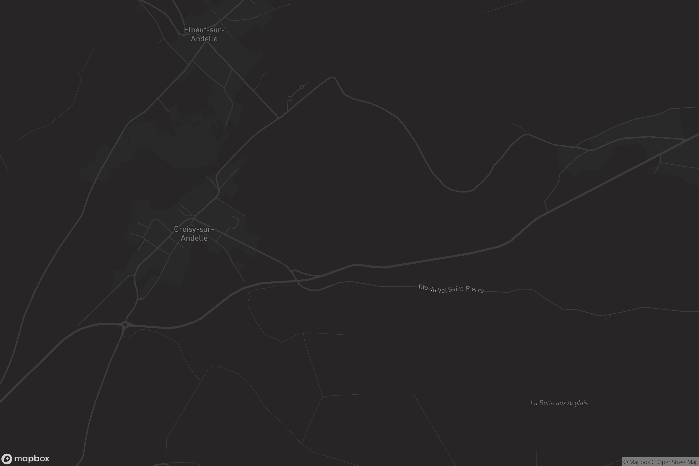 Carte de Croisy-sur-Andelle