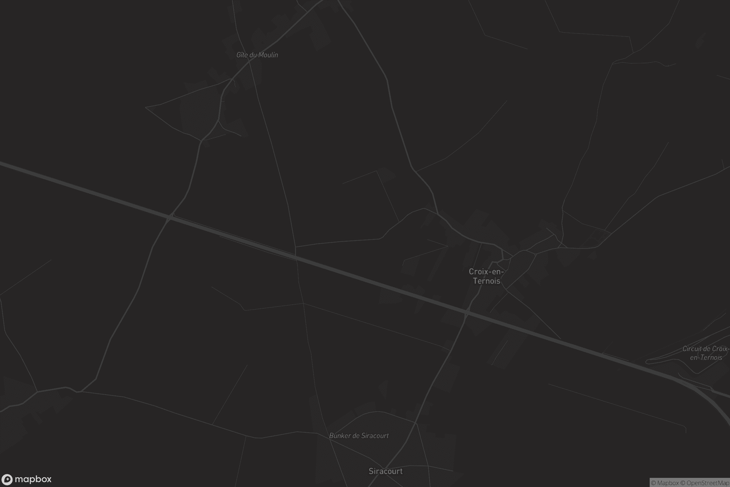 Carte de Croix-en-Ternois