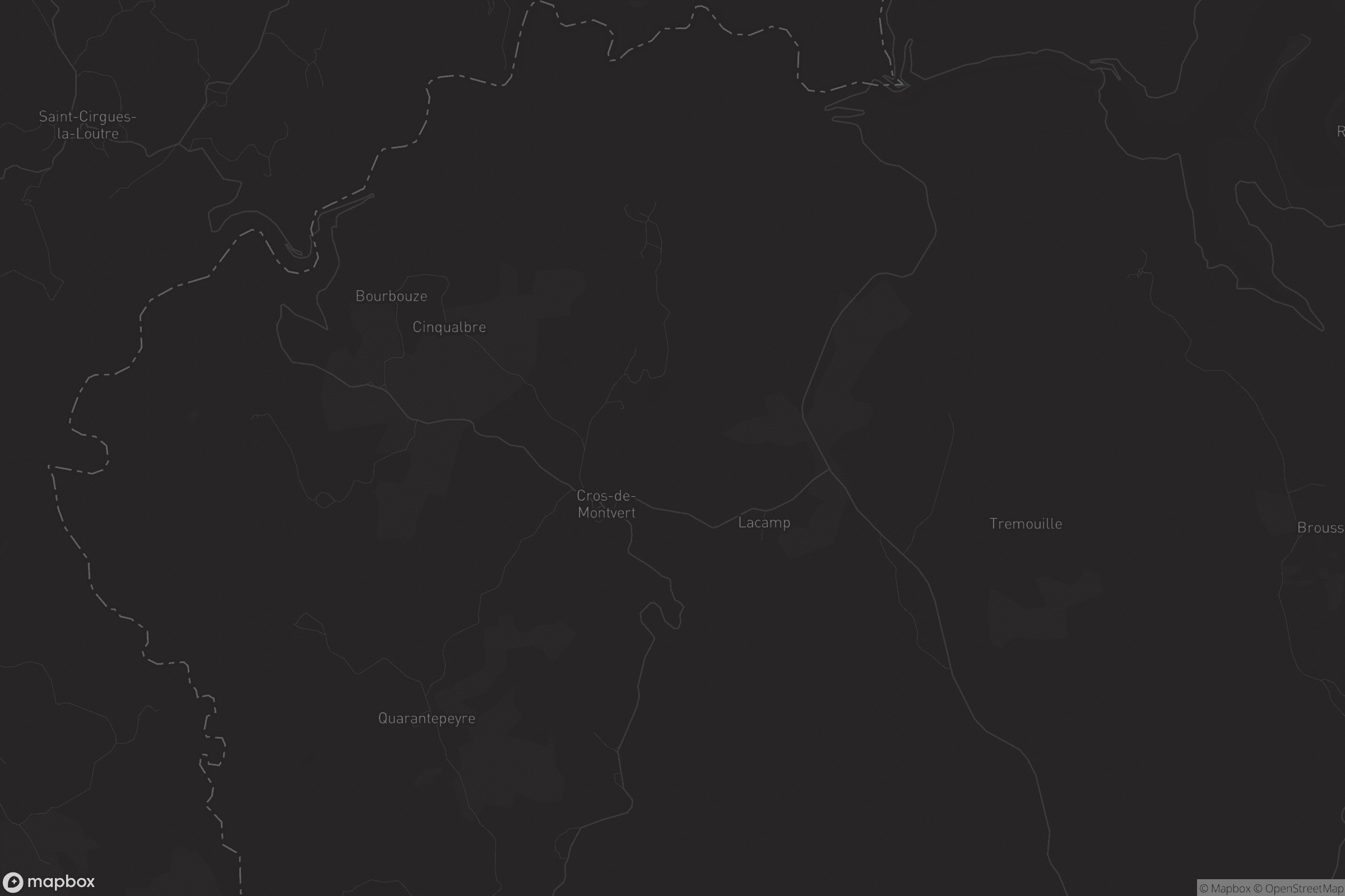 Carte de Cros-de-Montvert