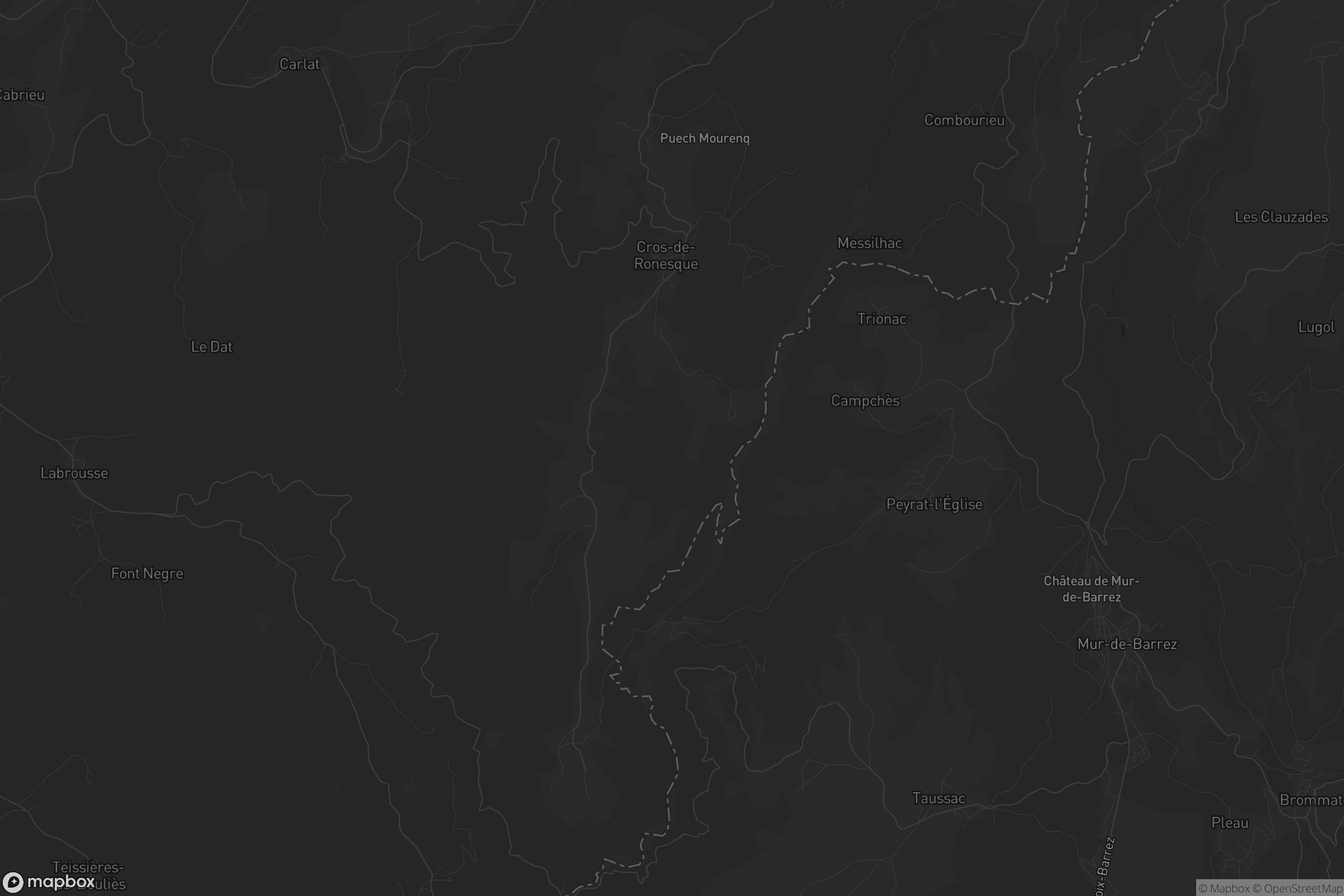 Carte de Cros-de-Ronesque