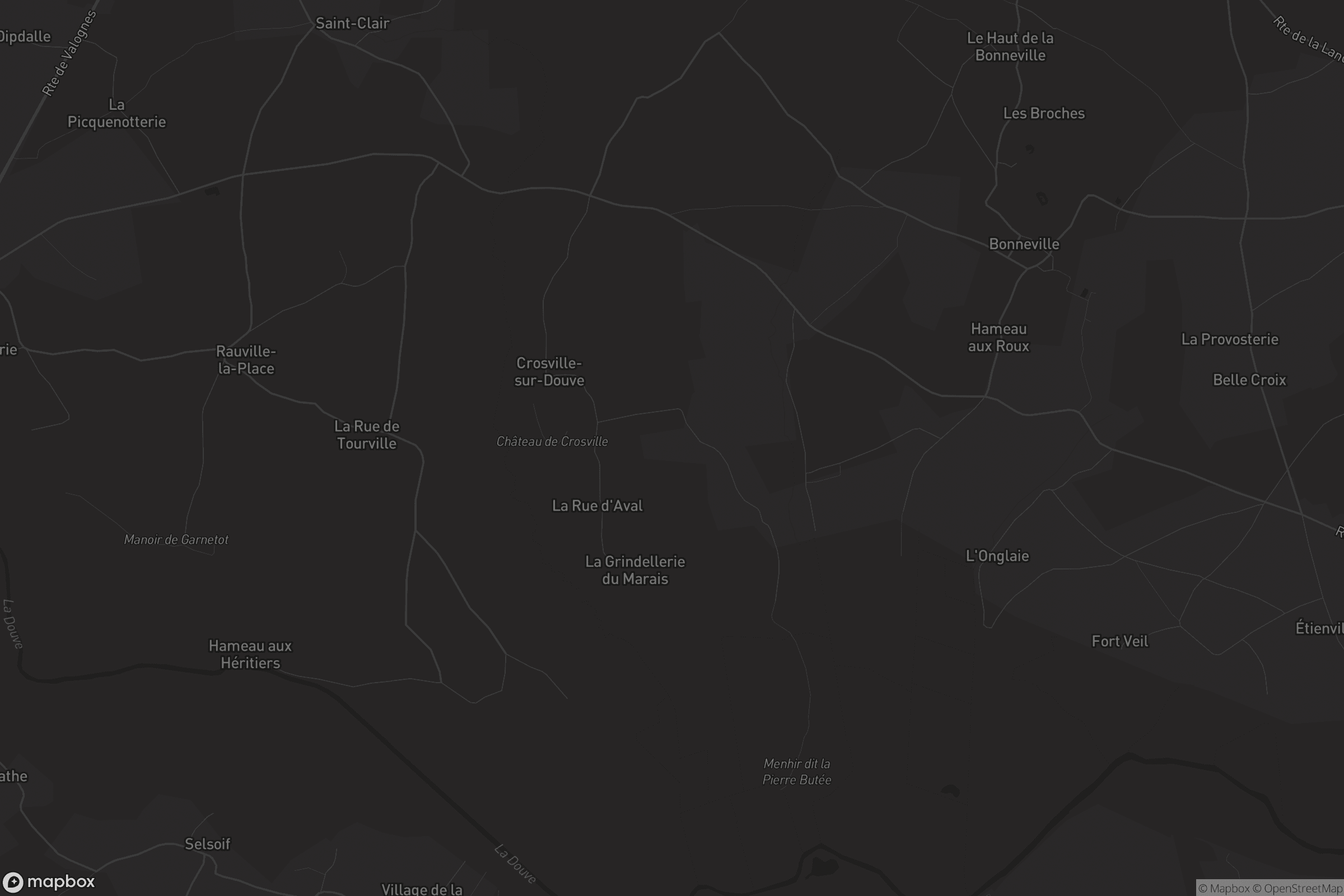 Carte de Crosville-sur-Douve