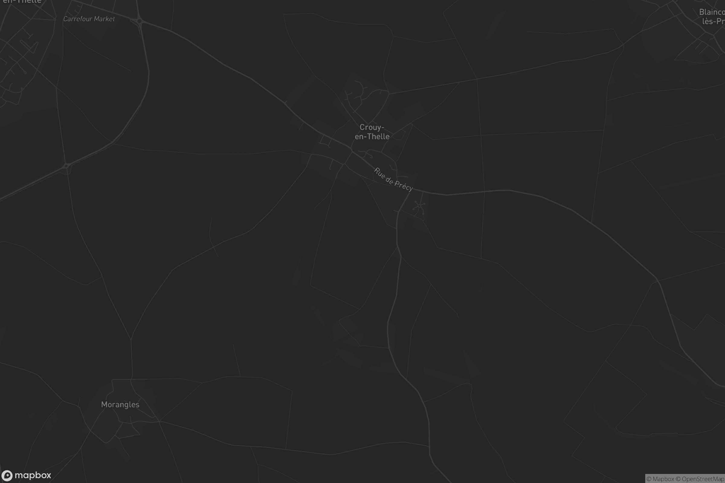 Carte de Crouy-en-Thelle