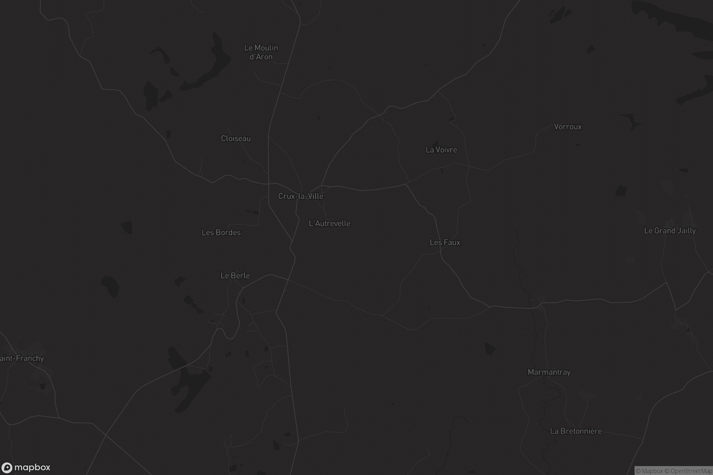 Carte de Crux-la-Ville