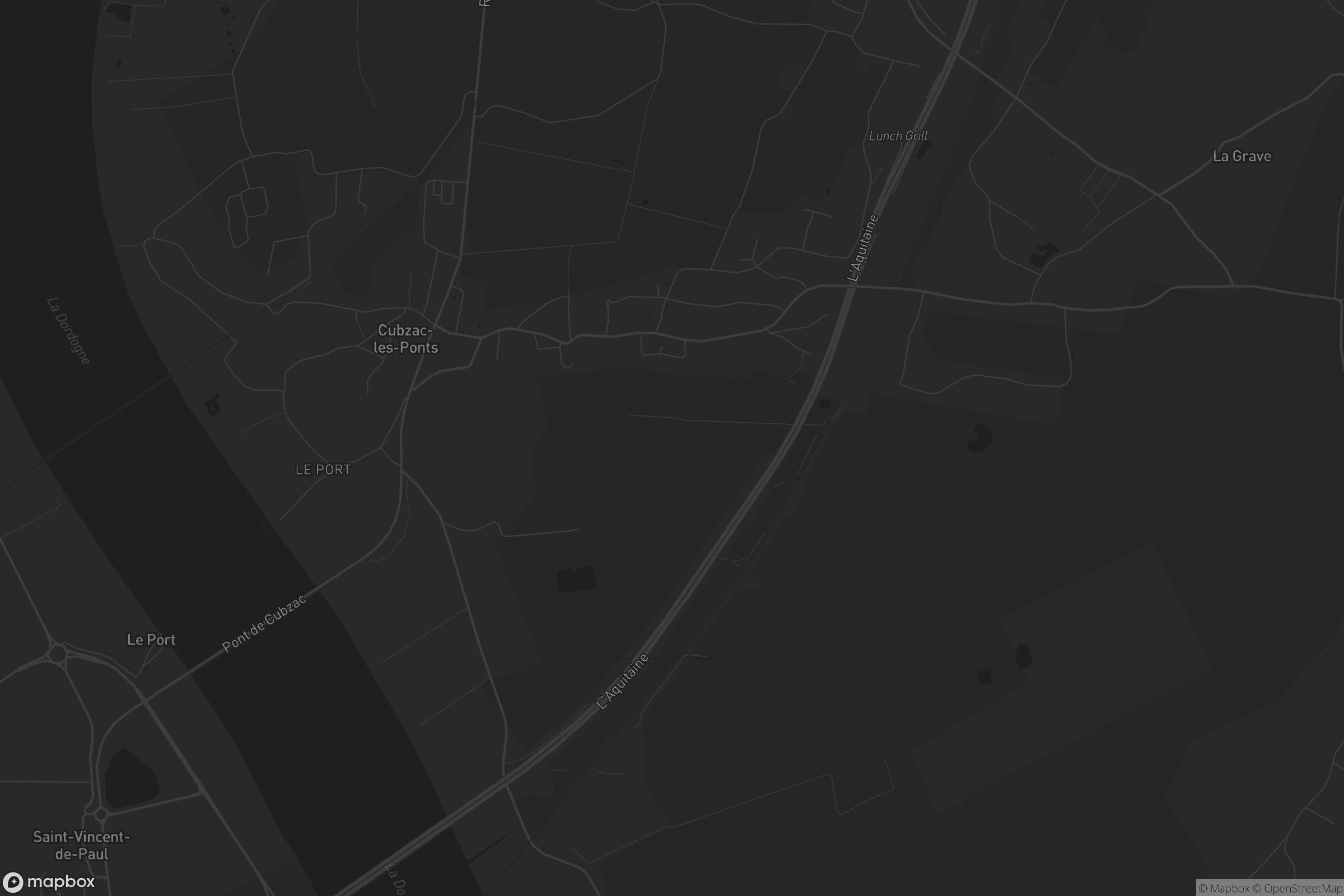 Carte de Cubzac-les-Ponts