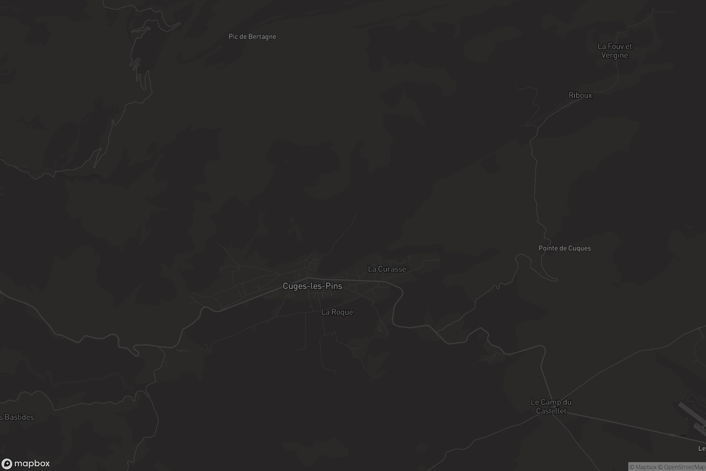 Carte de Cuges-les-Pins