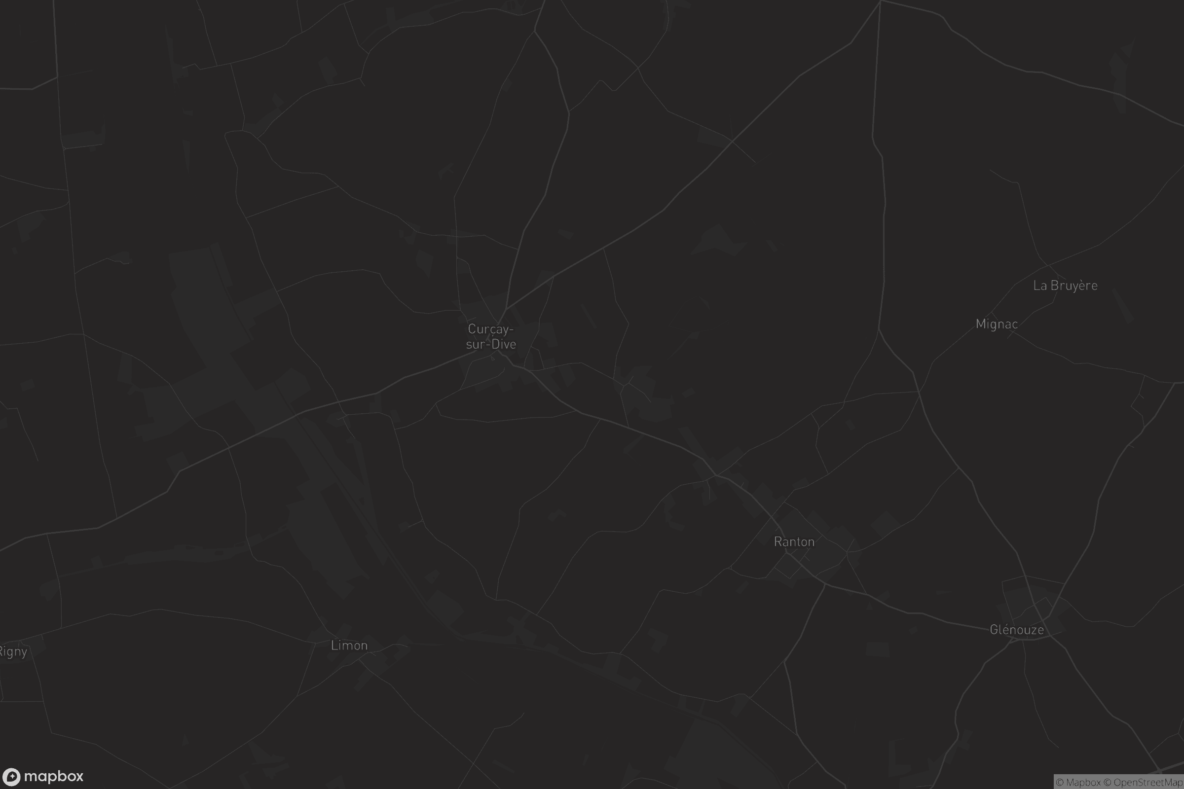 Carte de Curçay-sur-Dive