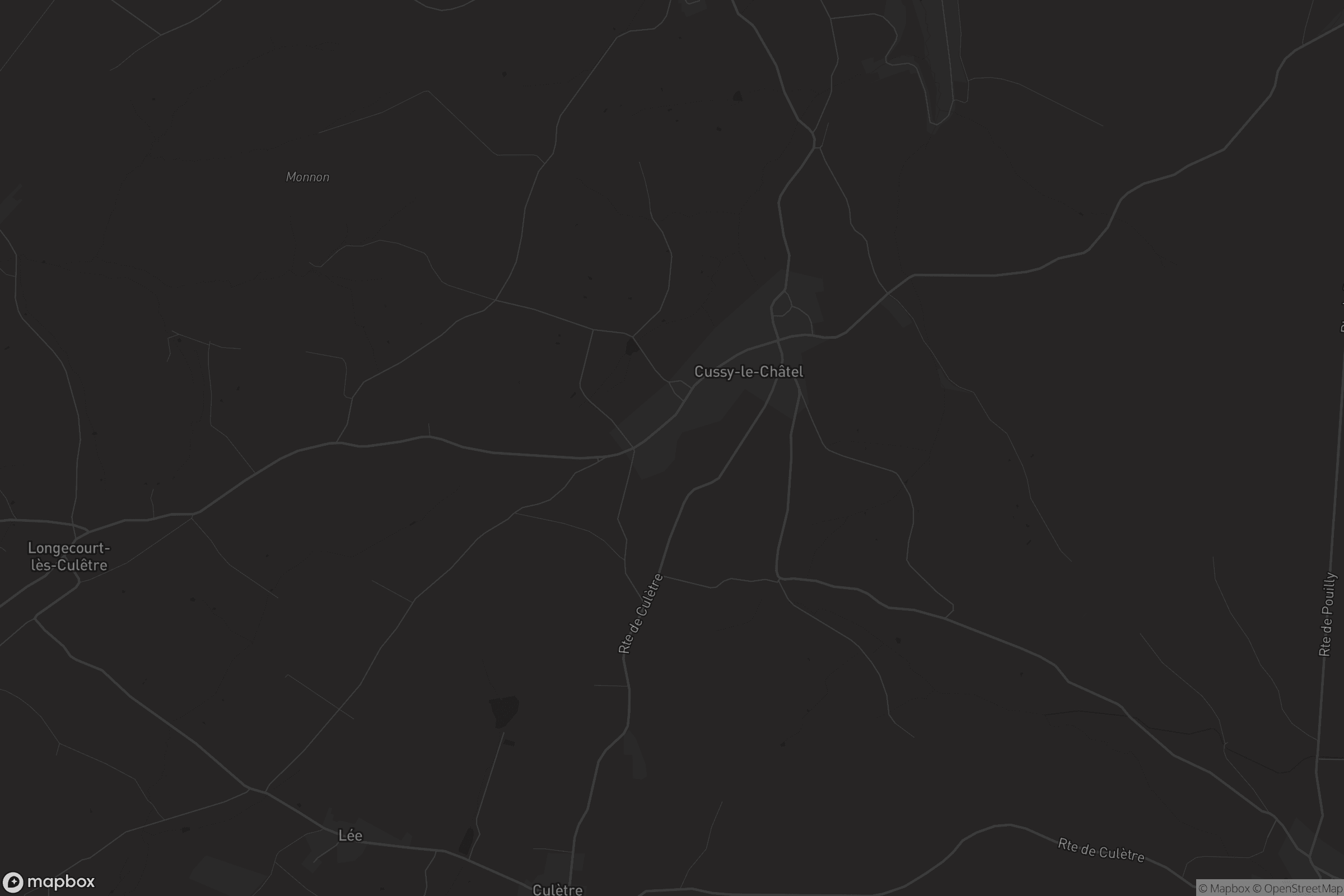 Carte de Cussy-le-Châtel