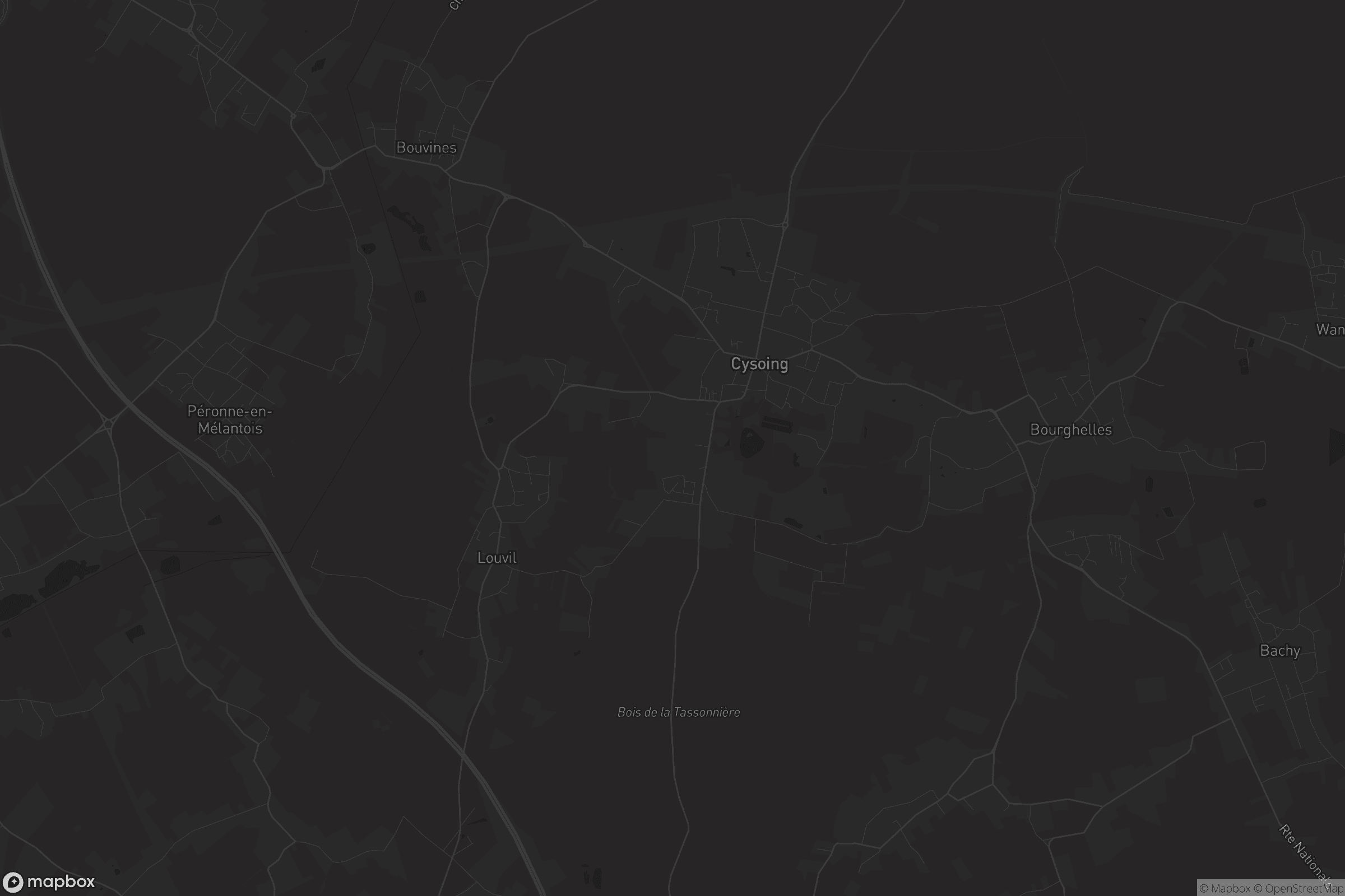 Carte de Cysoing
