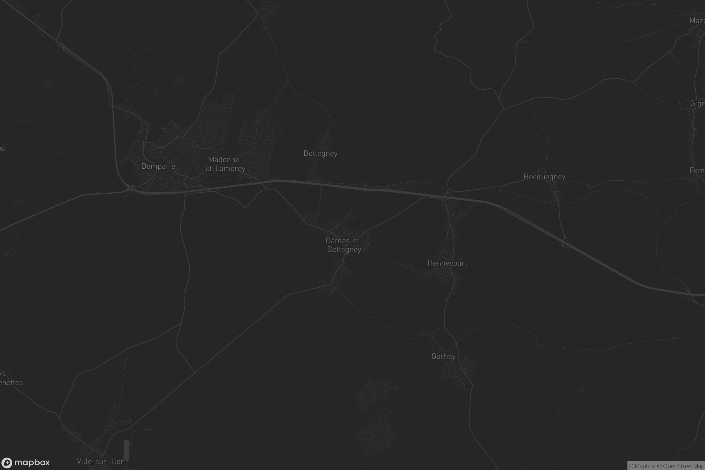 Carte de Damas-et-Bettegney