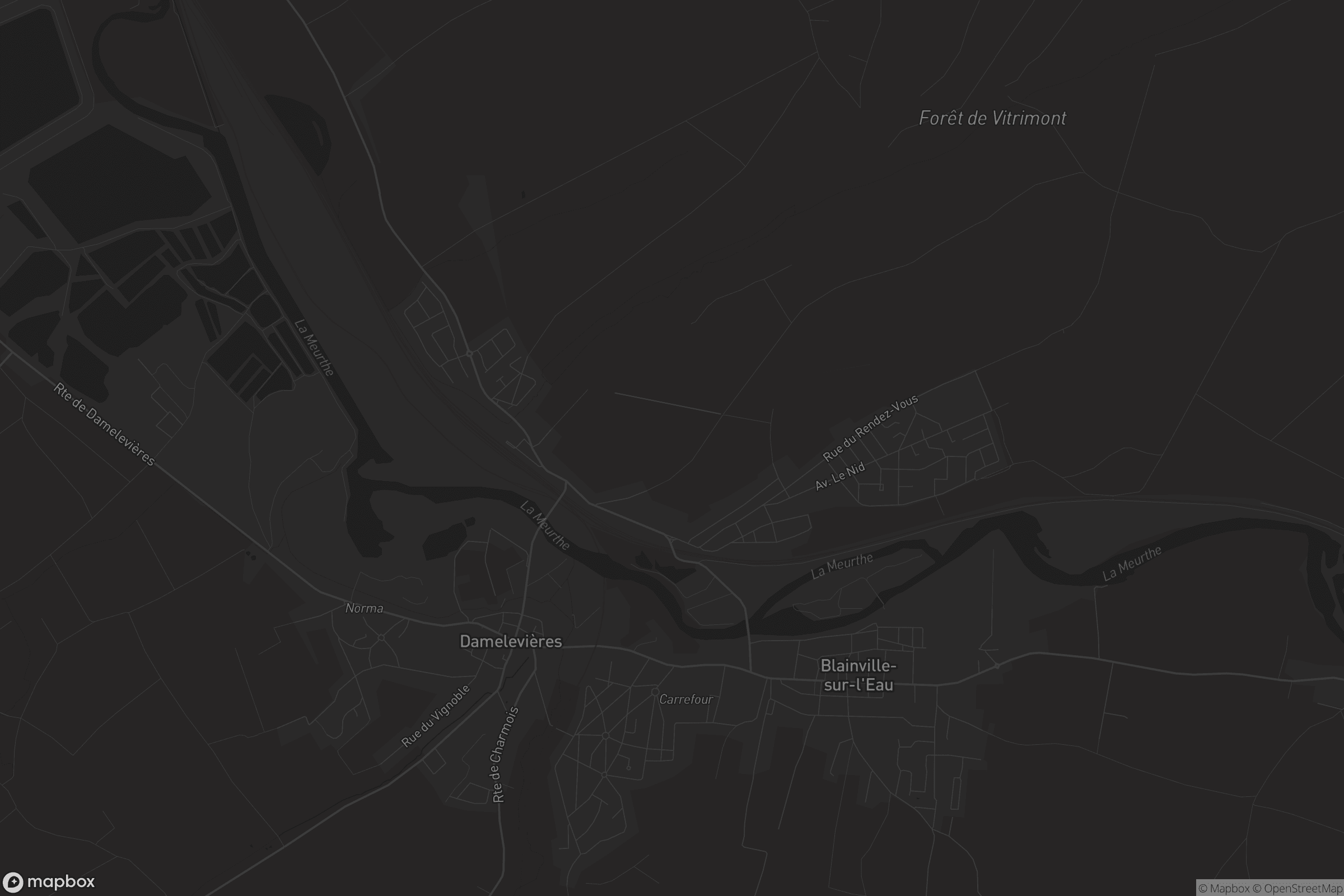 Carte de Damelevières