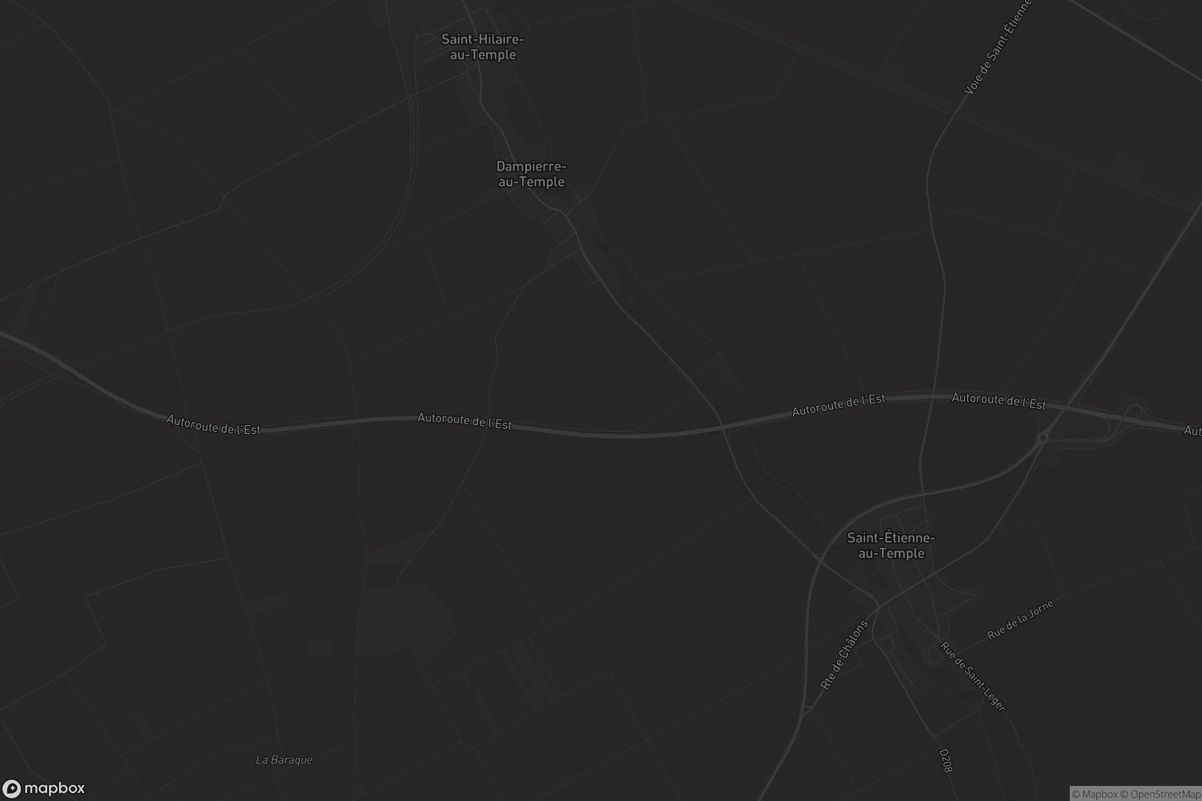 Carte de Dampierre-au-Temple