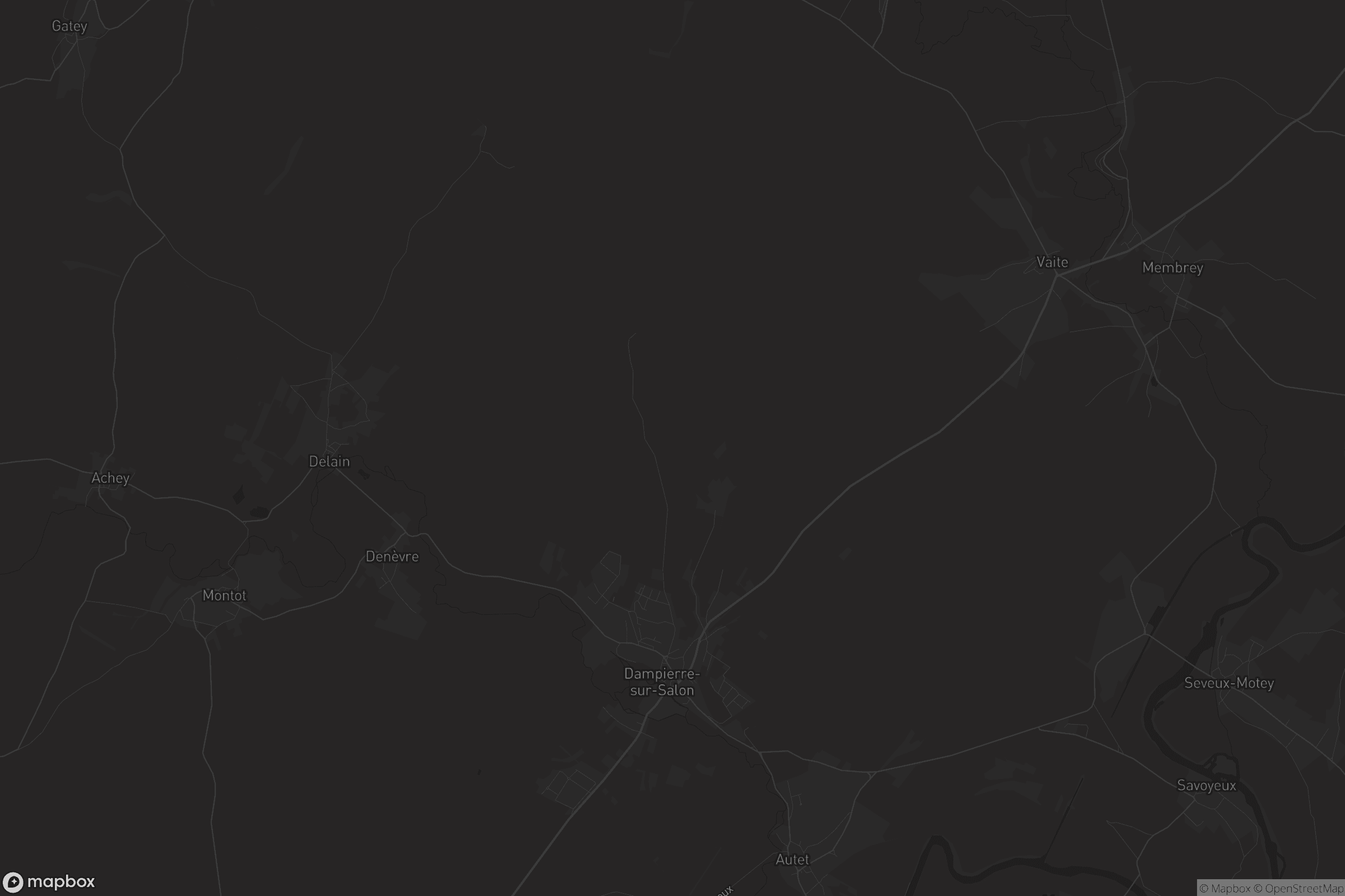 Carte de Dampierre-sur-Salon