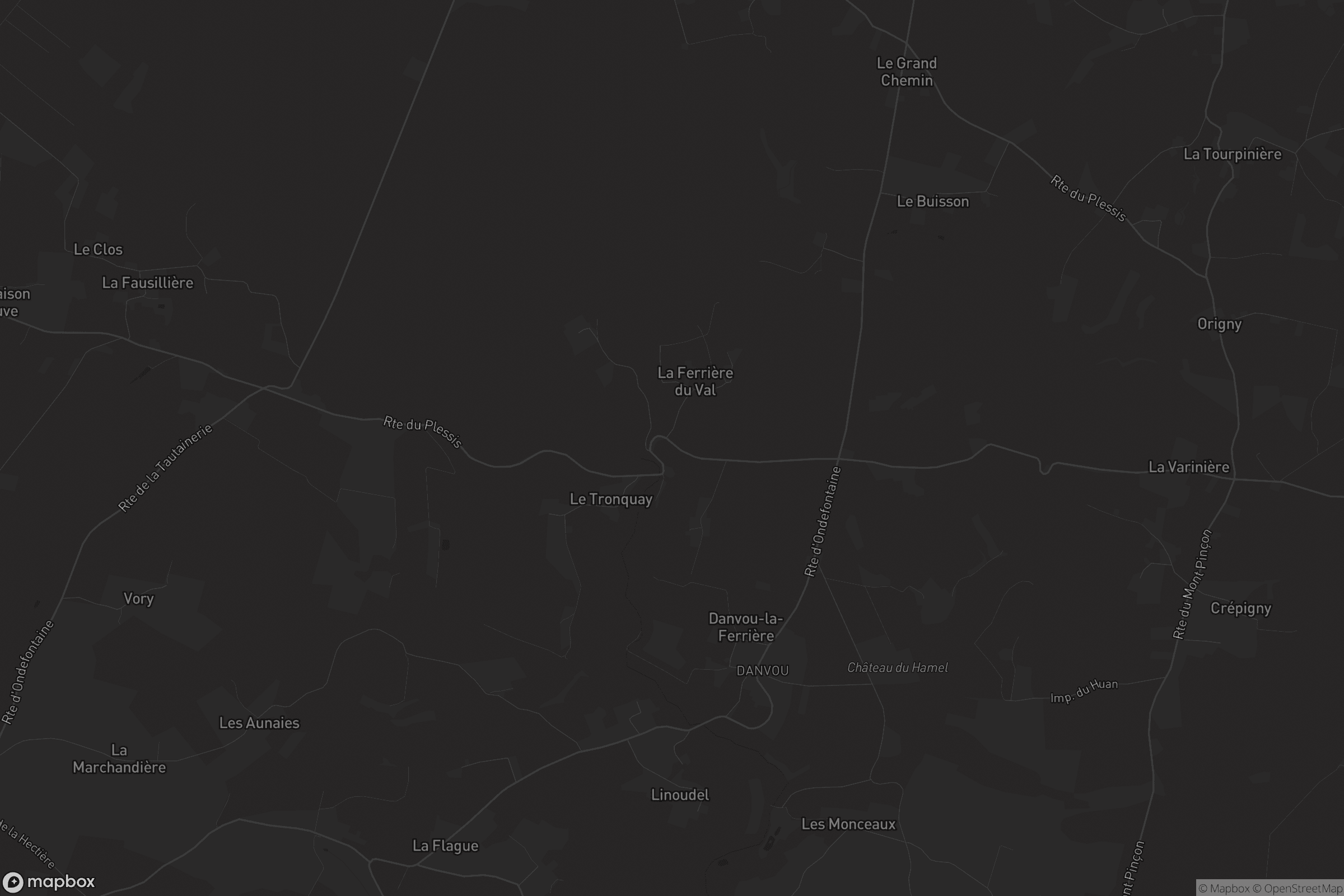 Carte de Danvou-la-Ferrière