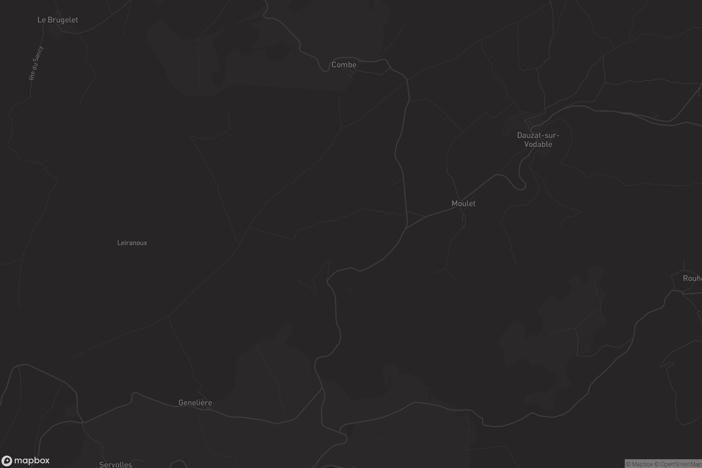 Carte de Dauzat-sur-Vodable