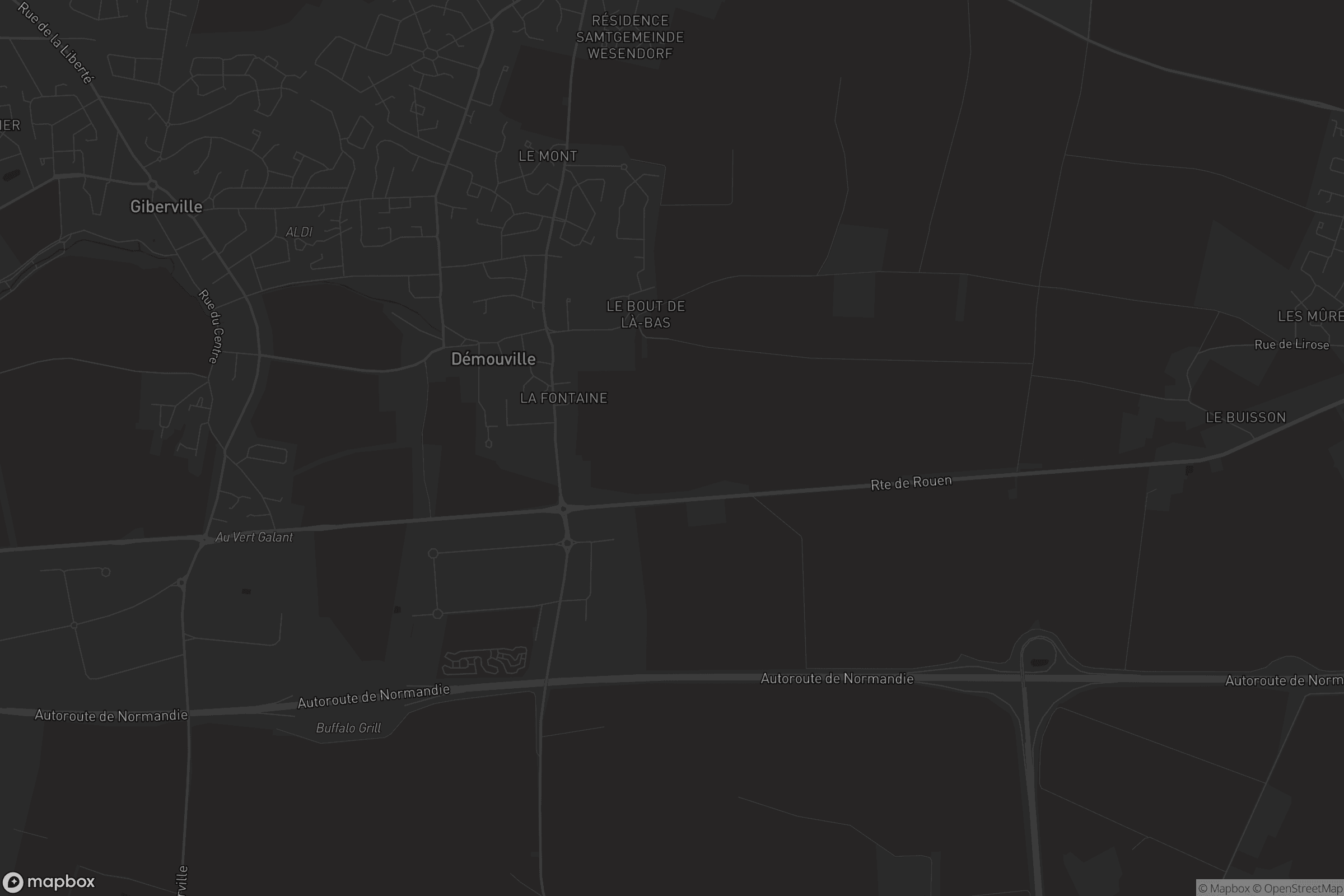 Carte de Démouville