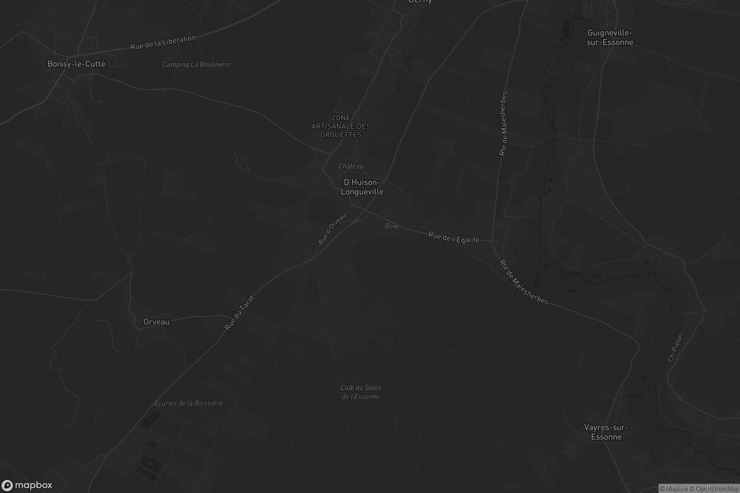 Carte de D'Huison-Longueville