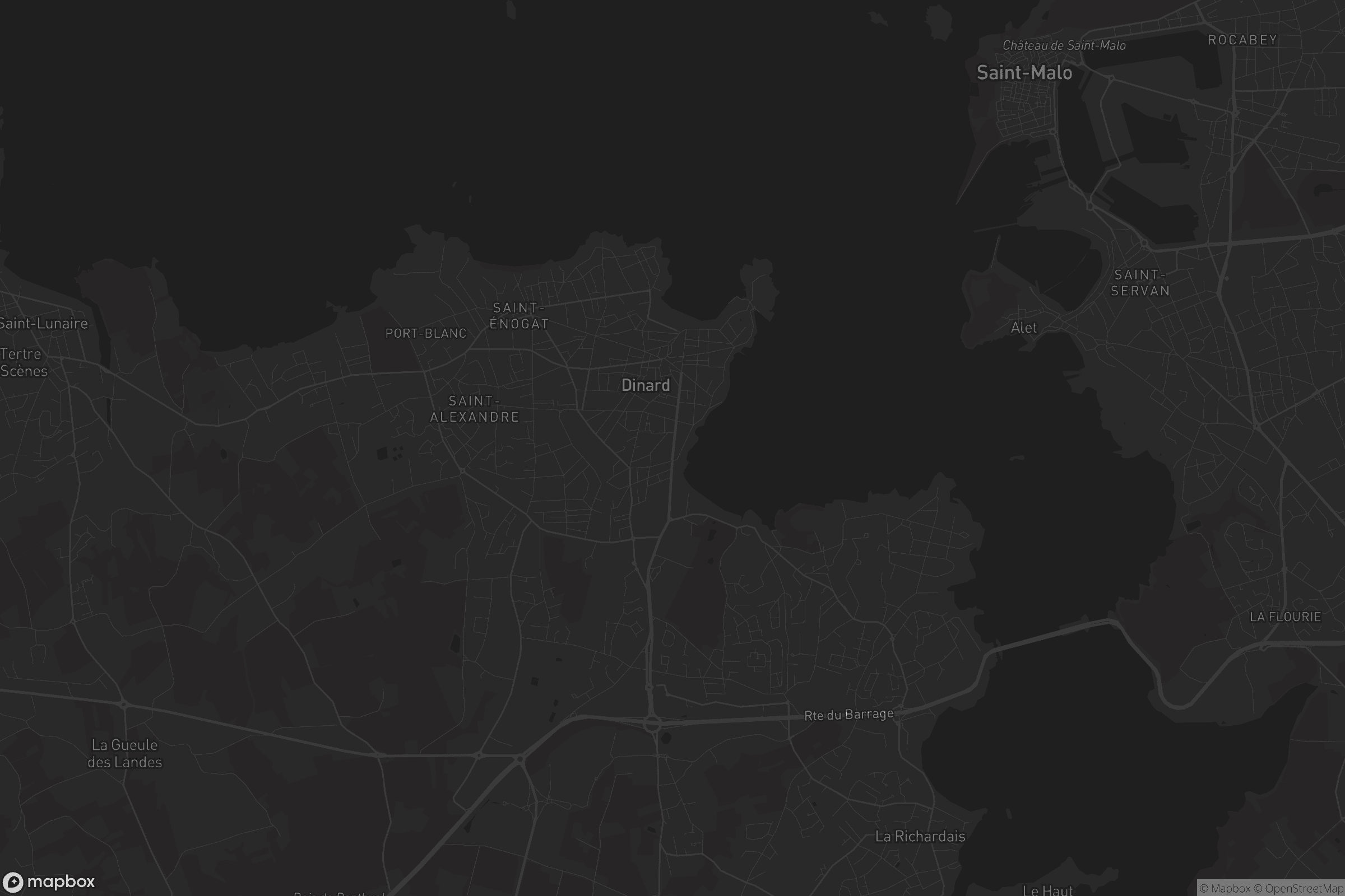 Carte de Dinard