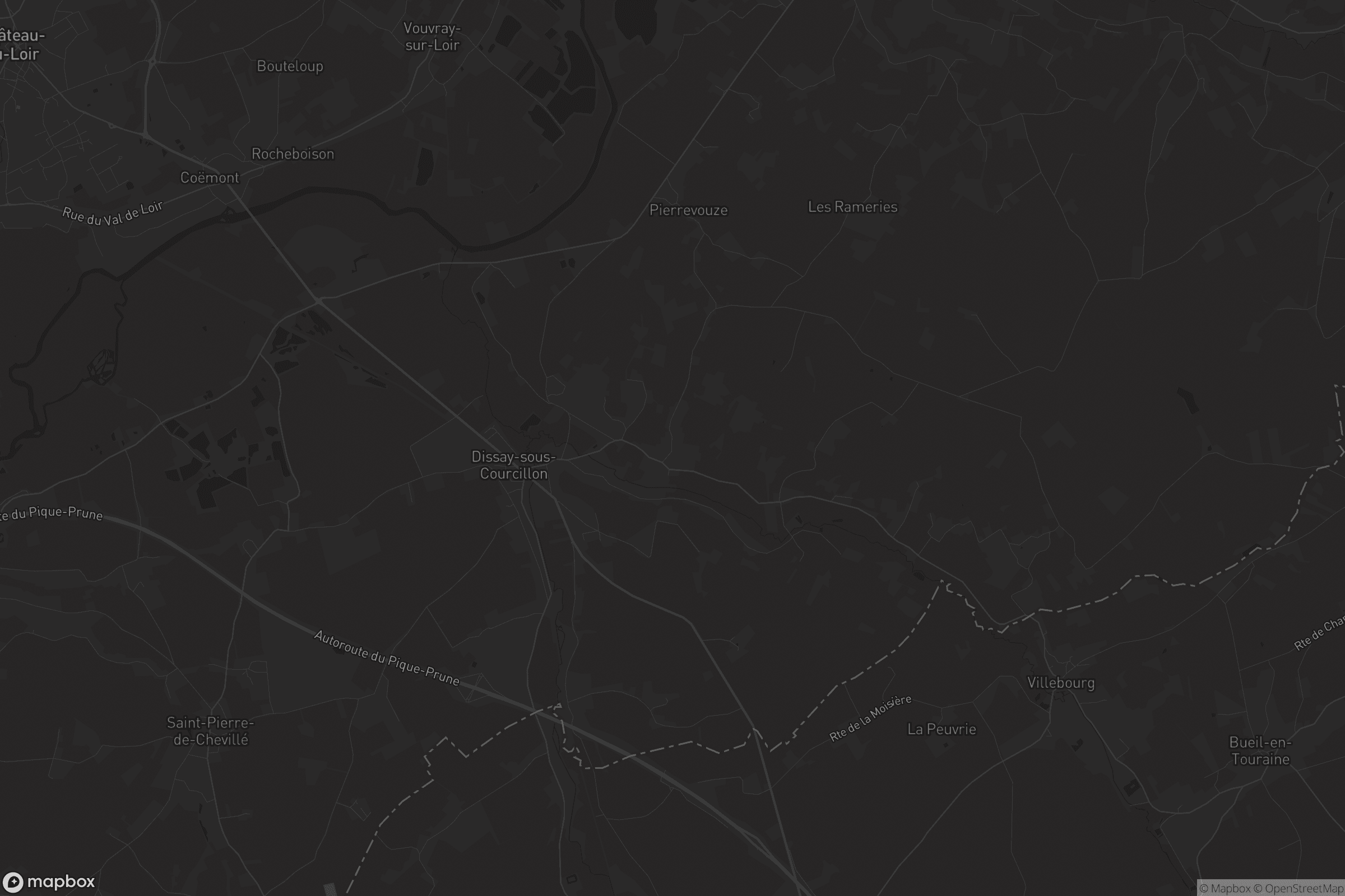 Carte de Dissay-sous-Courcillon