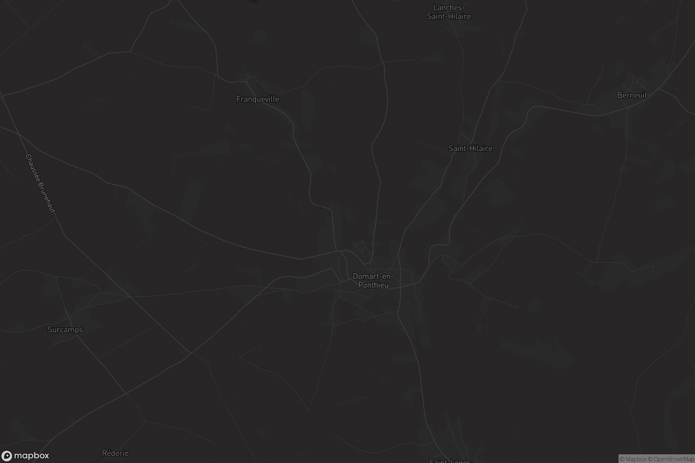 Carte de Domart-en-Ponthieu