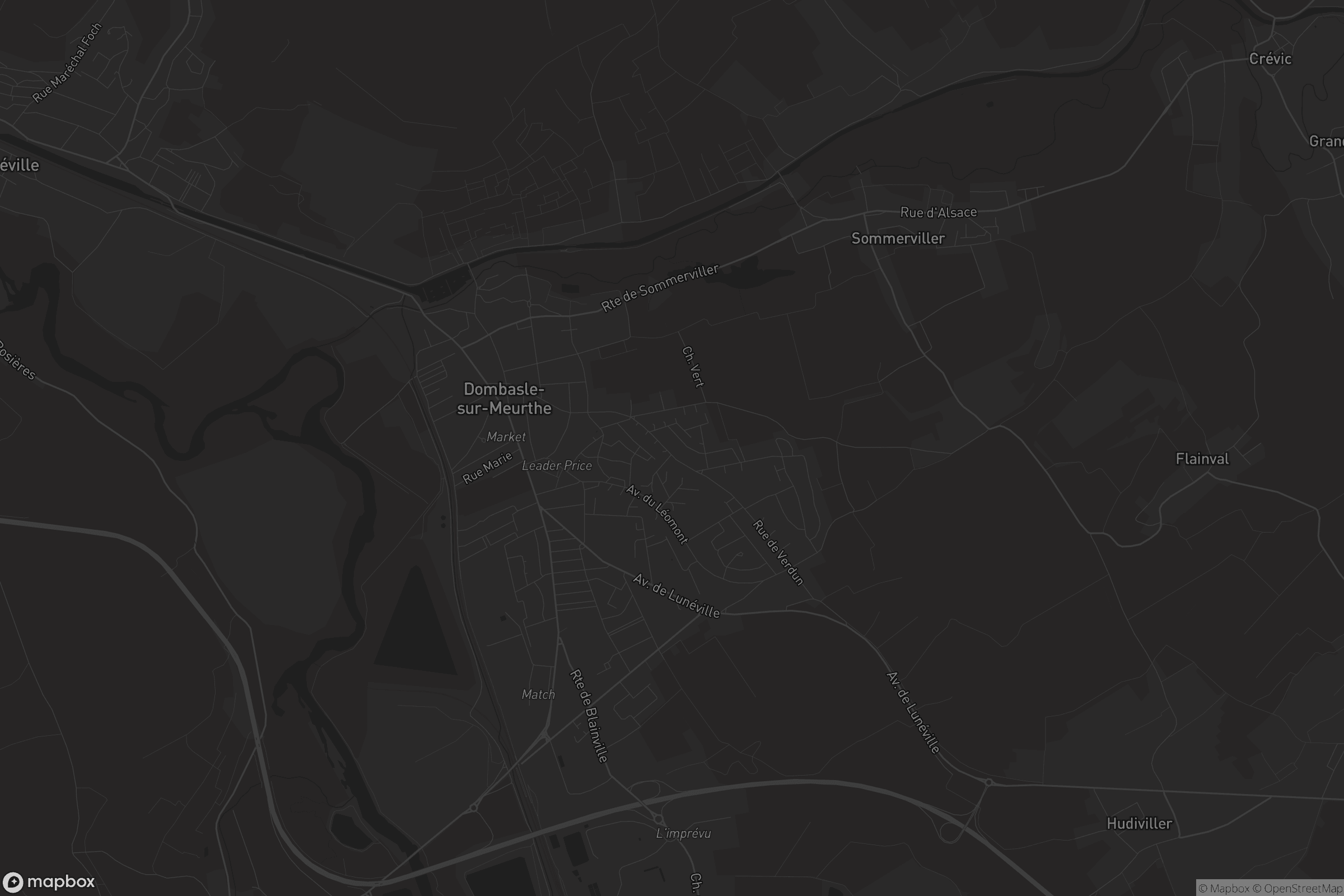 Carte de Dombasle-sur-Meurthe