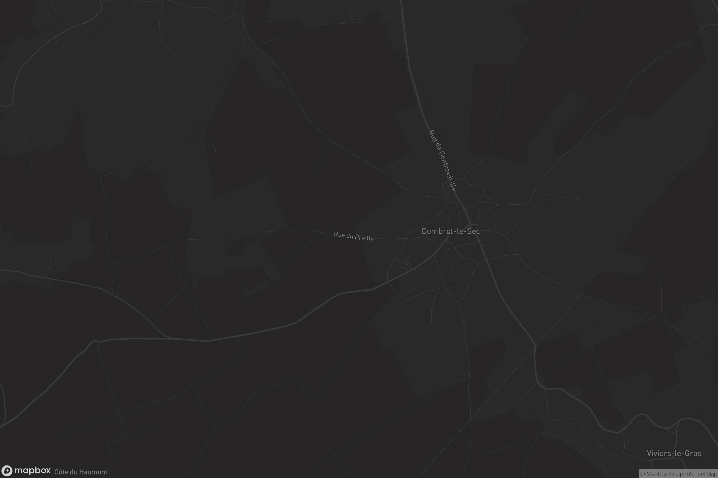 Carte de Dombrot-le-Sec
