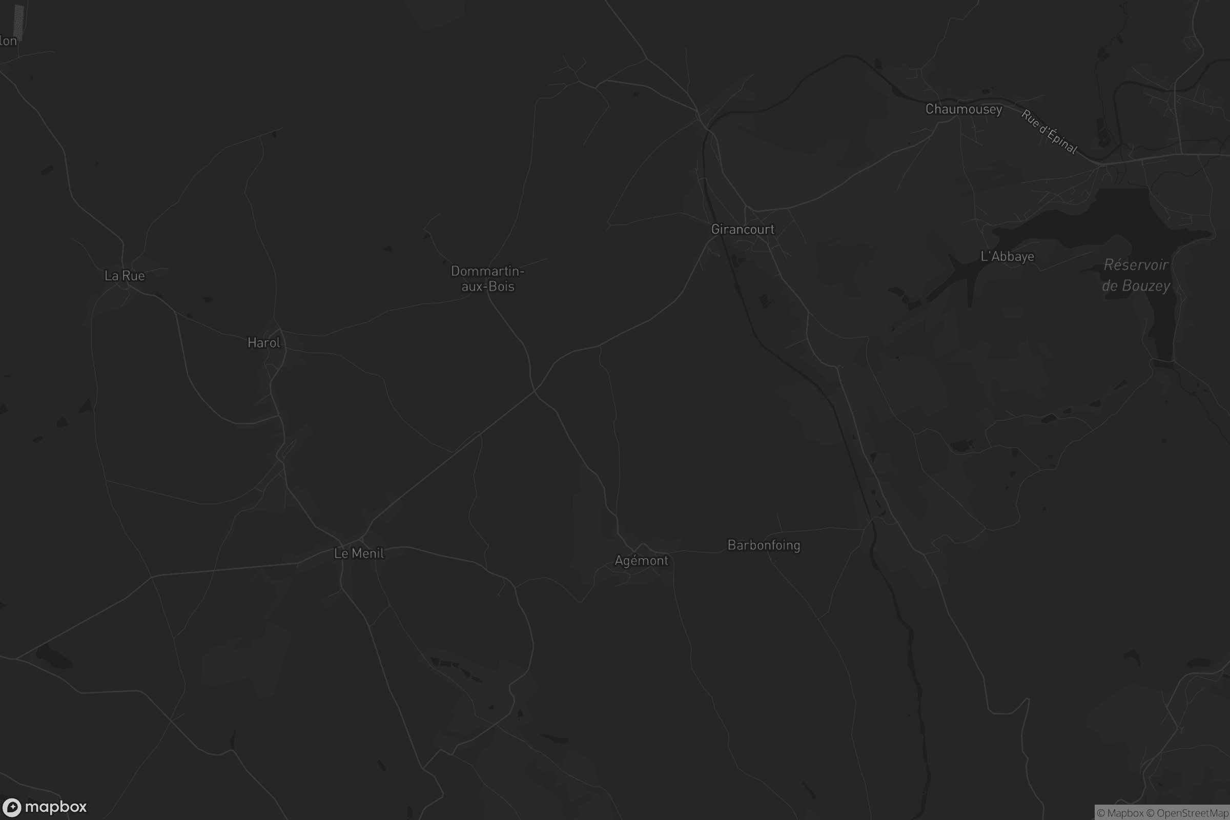 Carte de Dommartin-aux-Bois