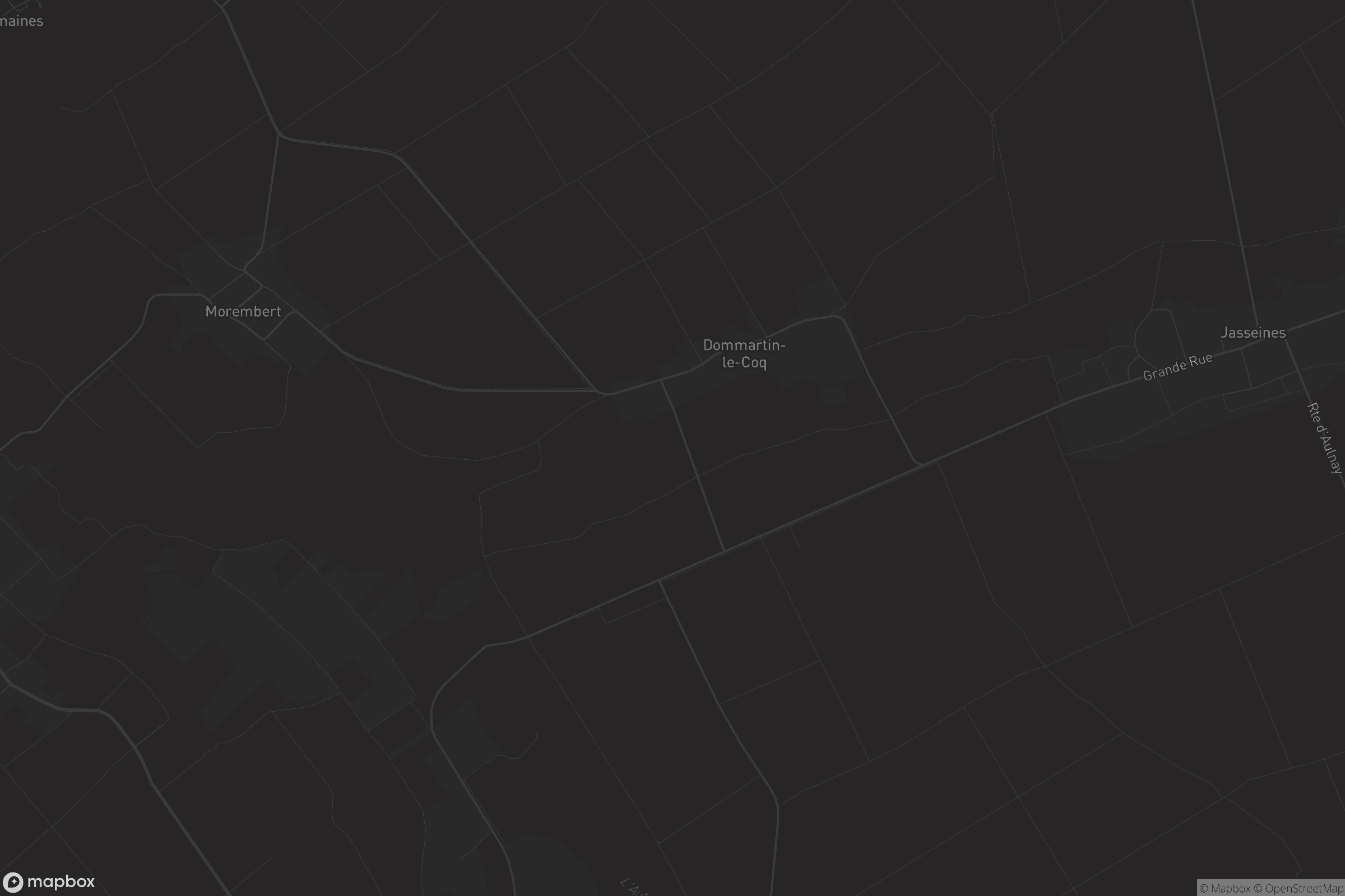 Carte de Dommartin-le-Coq