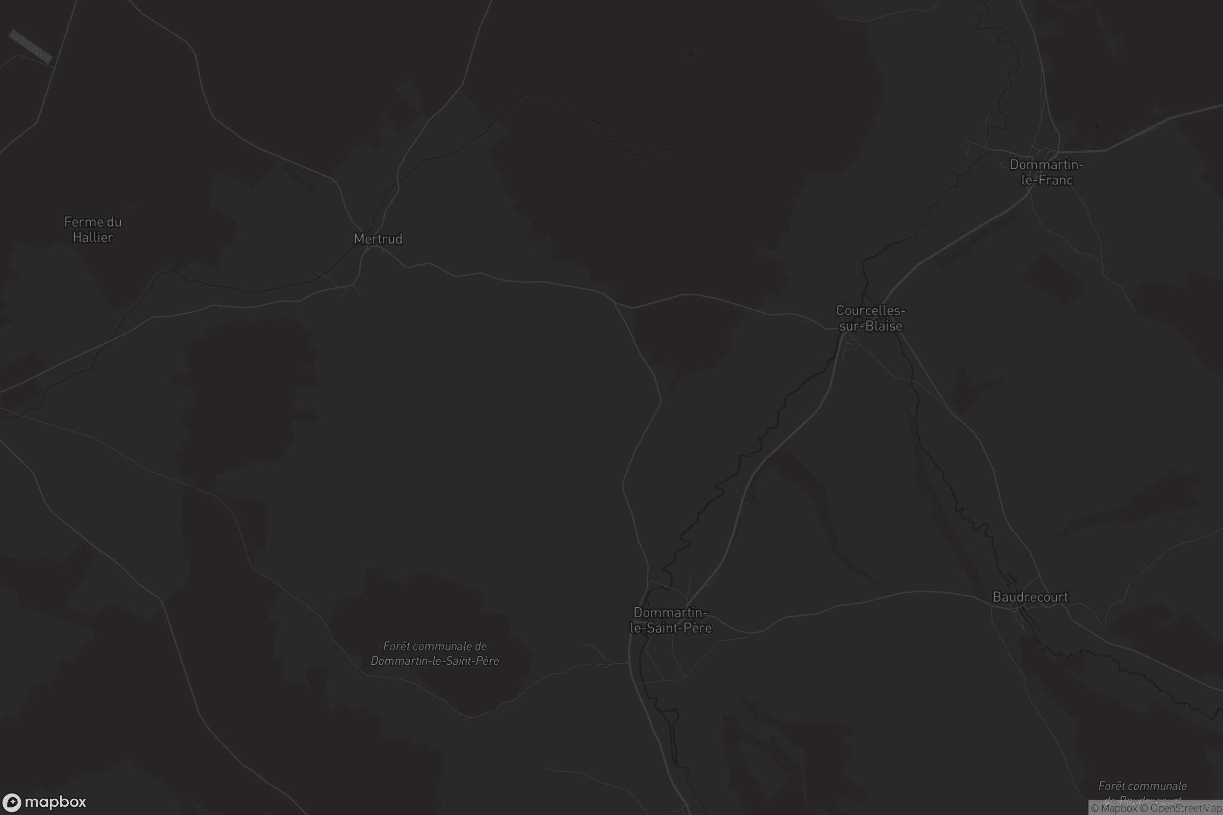 Carte de Dommartin-le-Saint-Père