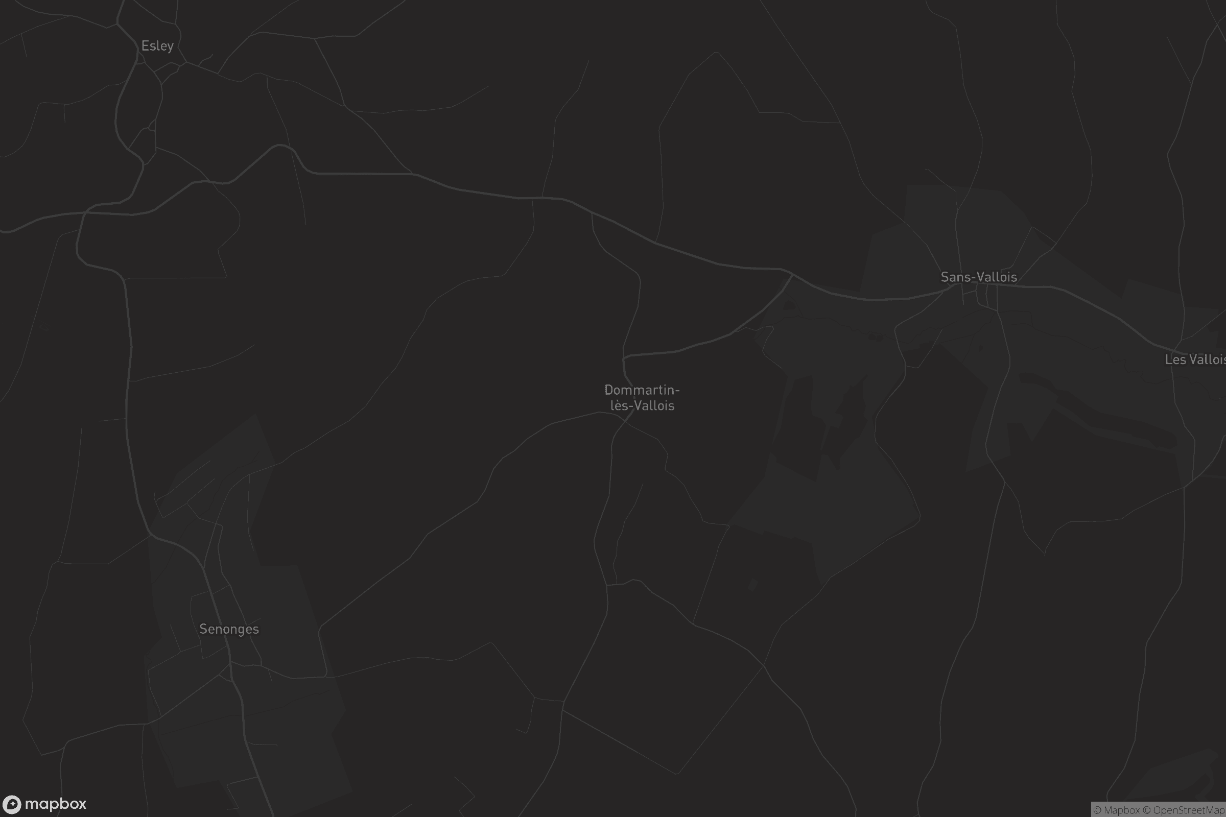 Carte de Dommartin-lès-Vallois