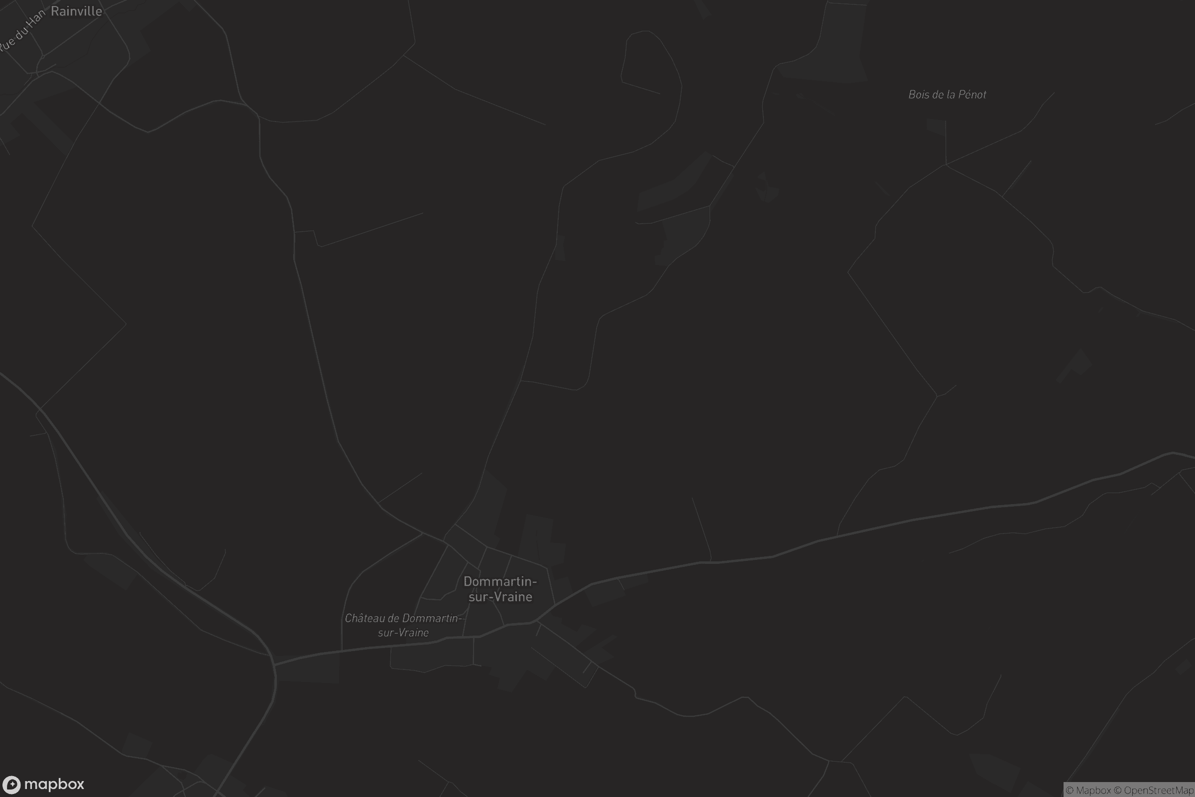 Carte de Dommartin-sur-Vraine