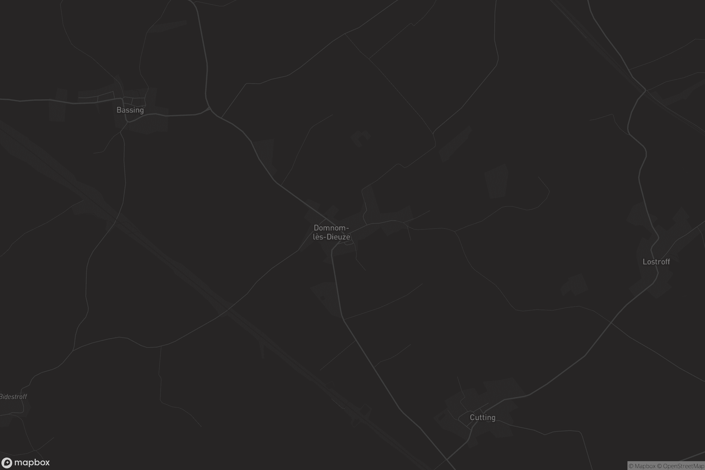 Carte de Domnom-lès-Dieuze