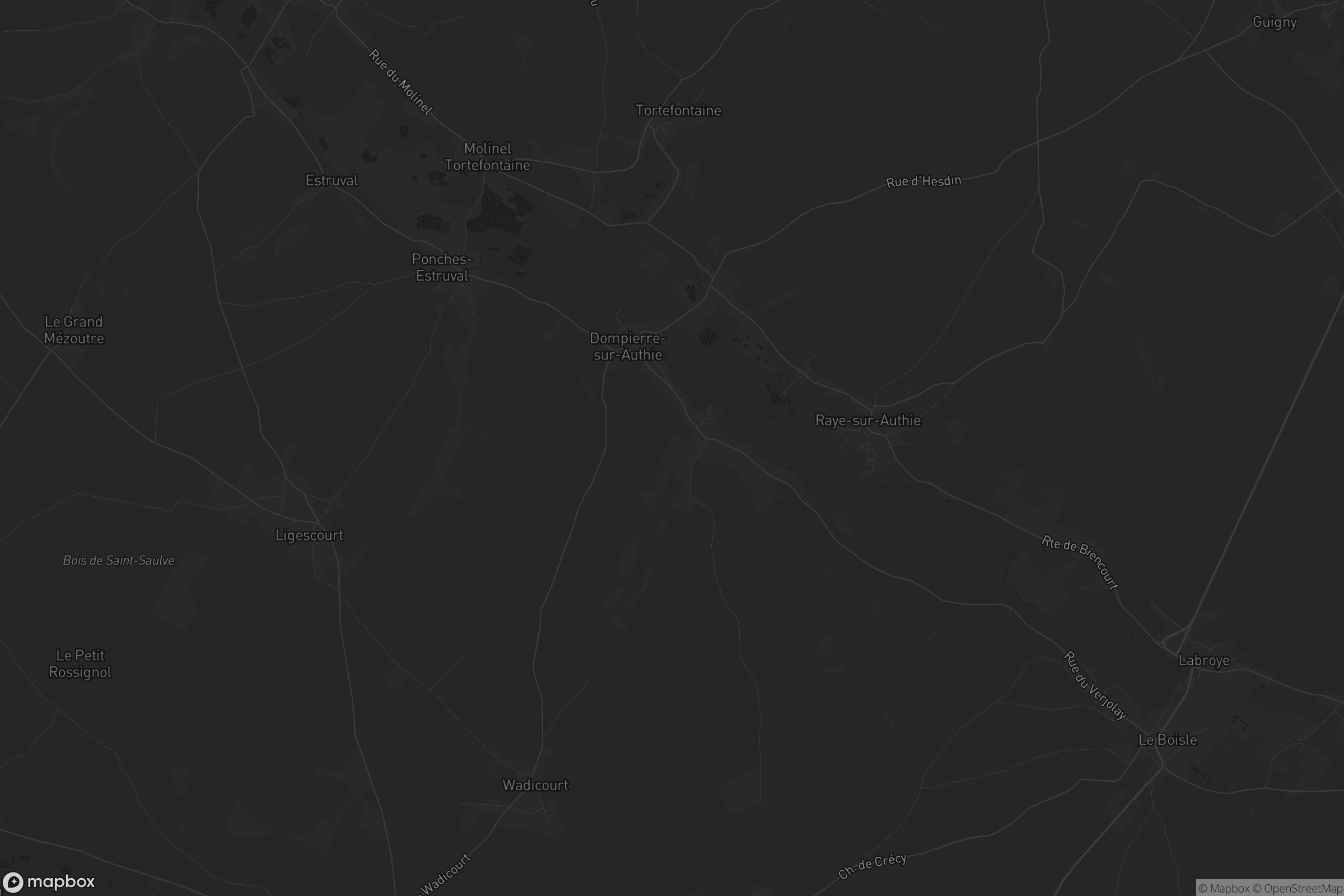 Carte de Dompierre-sur-Authie