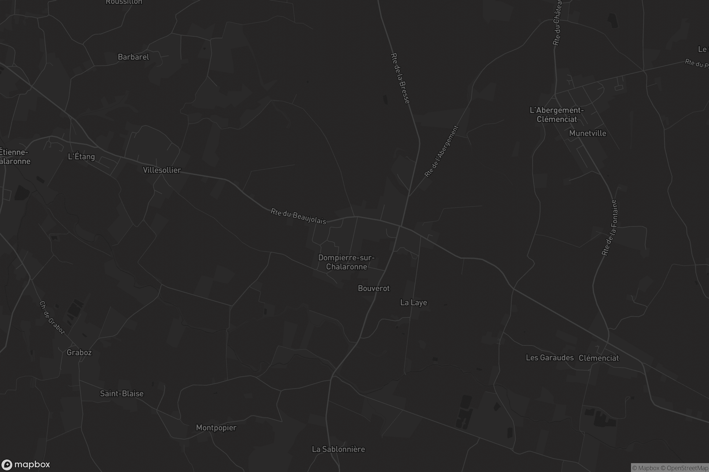 Carte de Dompierre-sur-Chalaronne