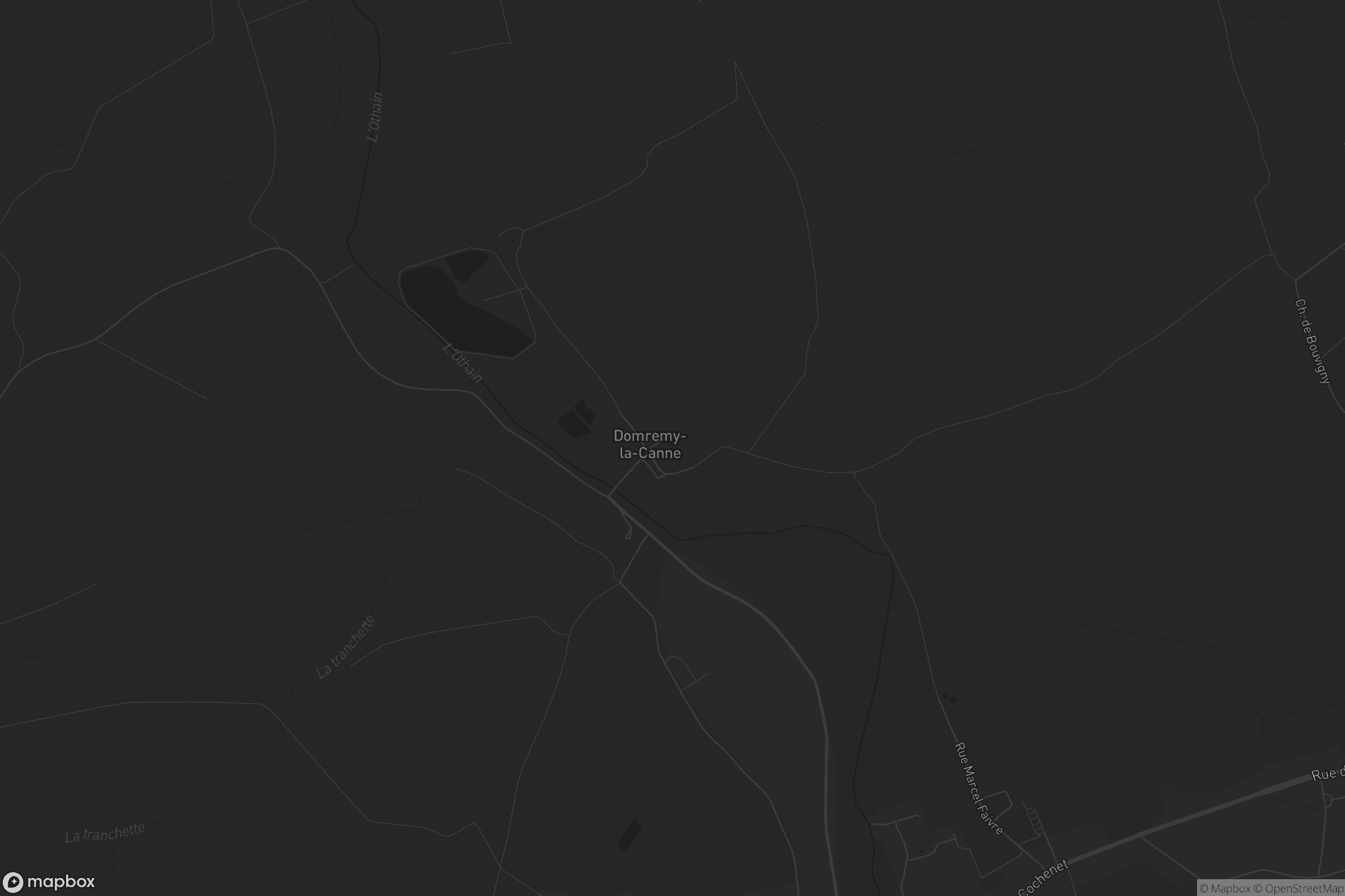 Carte de Domremy-la-Canne
