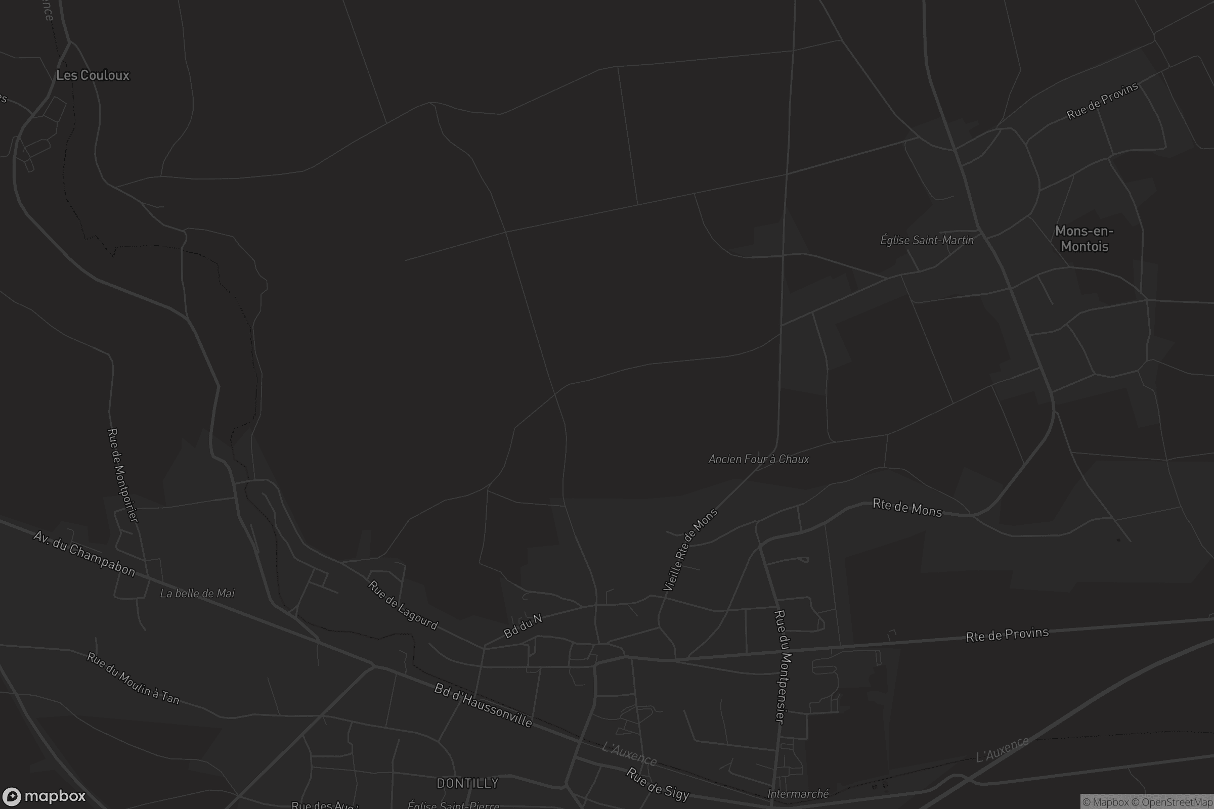 Carte de Donnemarie-en-Montois