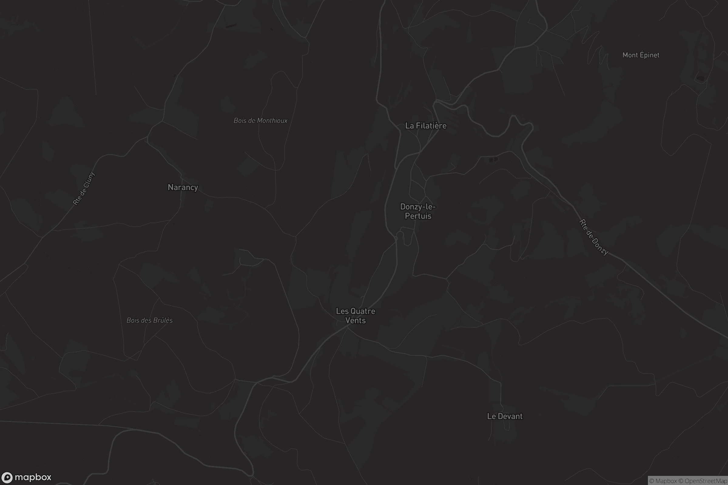 Carte de Donzy-le-Pertuis