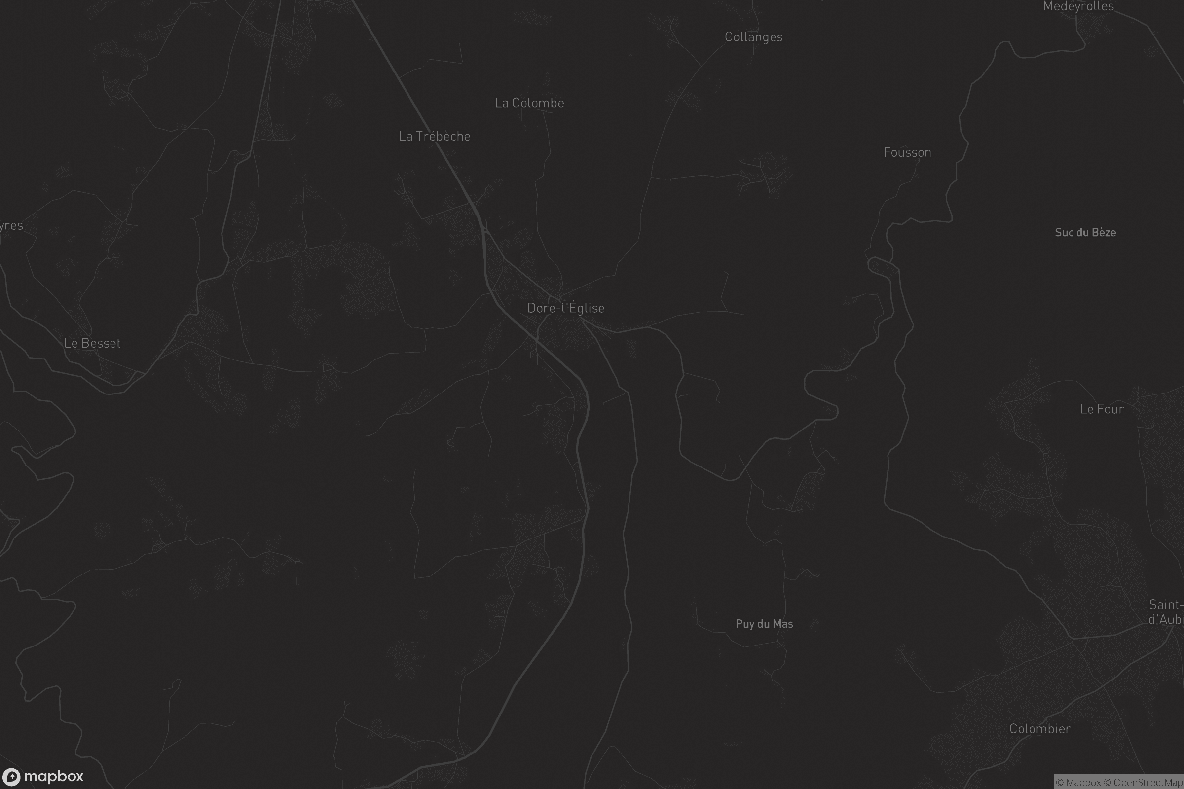 Carte de Dore-l'Église