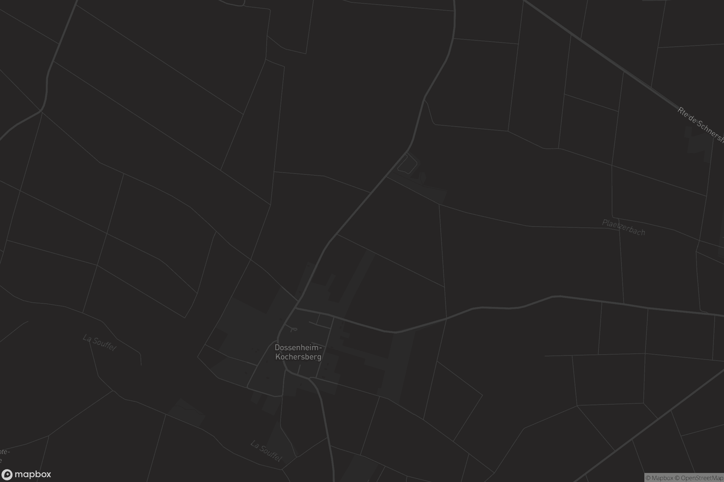 Carte de Dossenheim-Kochersberg