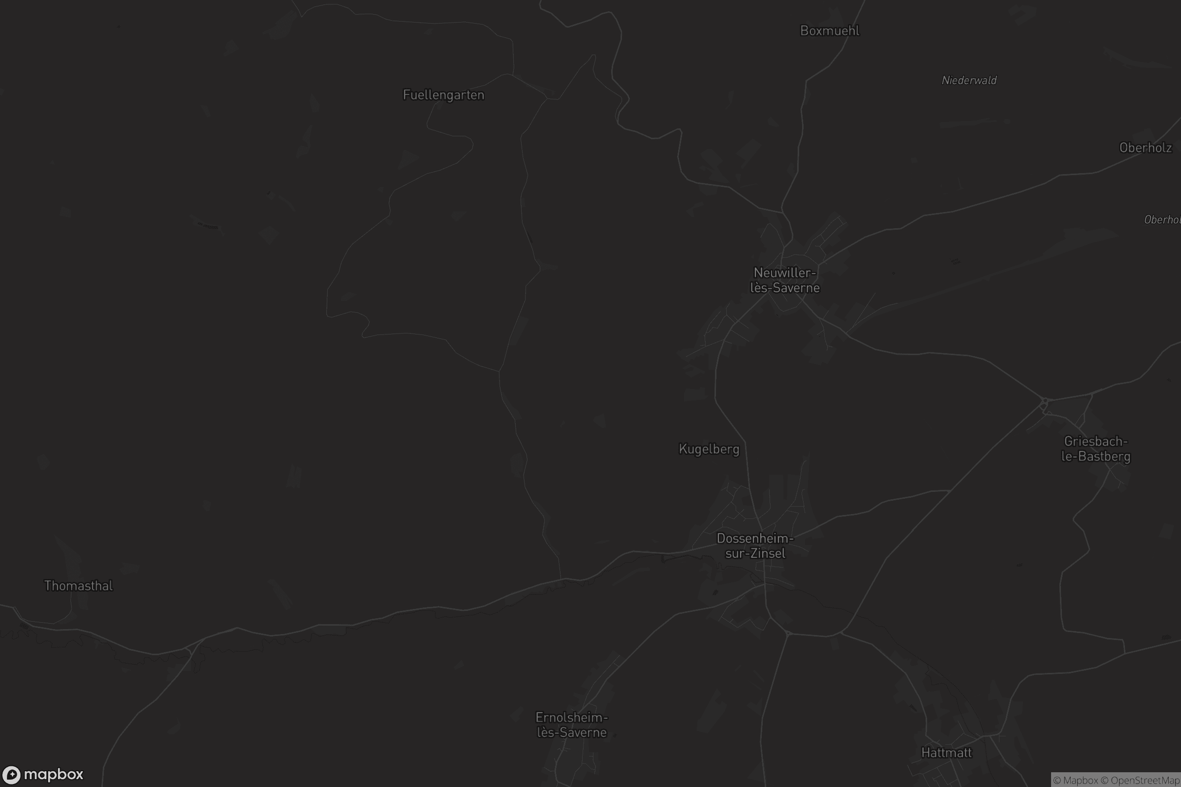 Carte de Dossenheim-sur-Zinsel