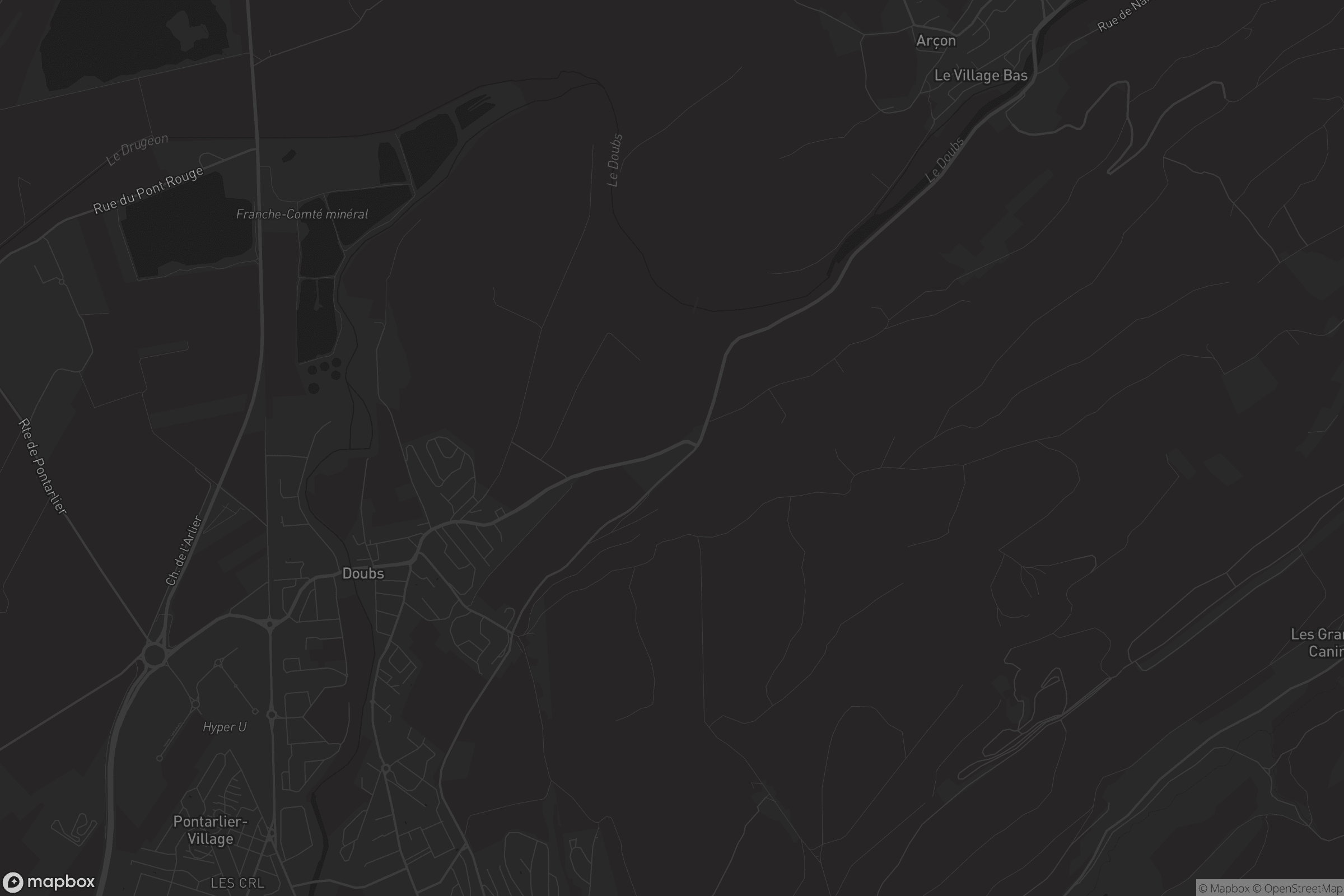Carte de Doubs