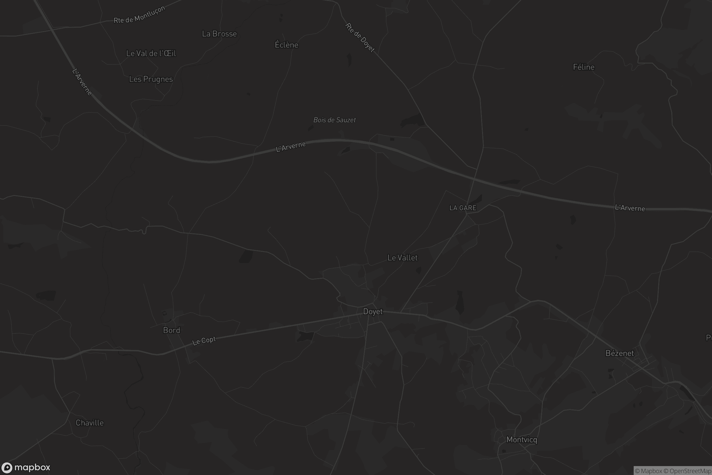 Carte de Doyet