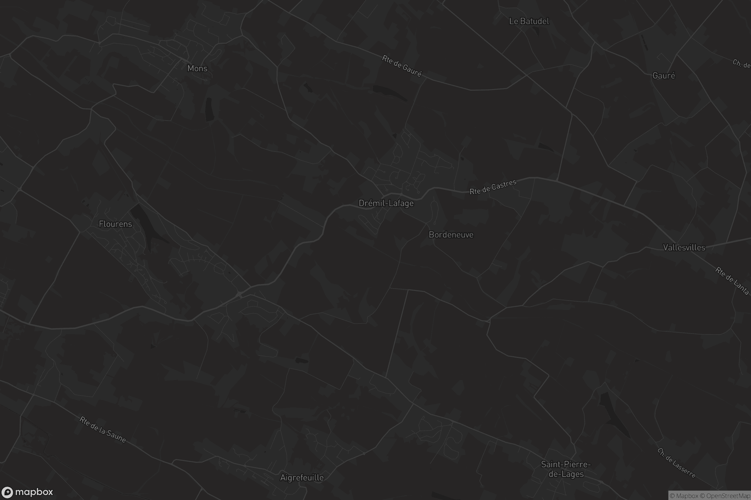 Carte de Drémil-Lafage