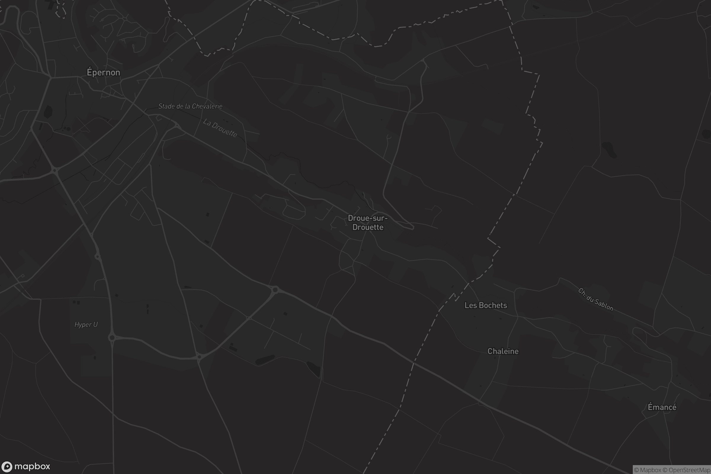 Carte de Droue-sur-Drouette