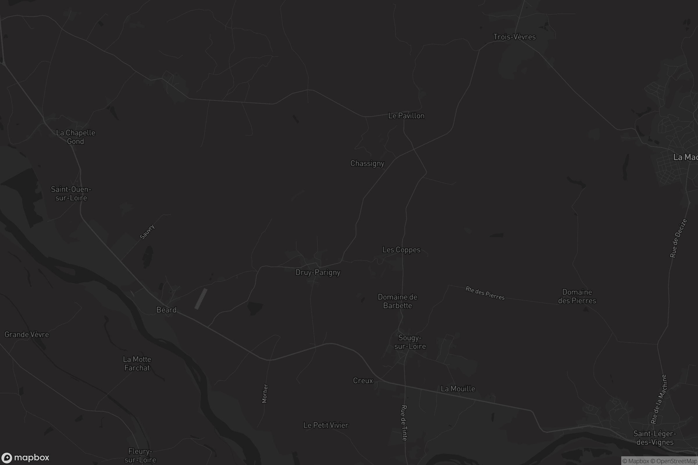 Carte de Druy-Parigny