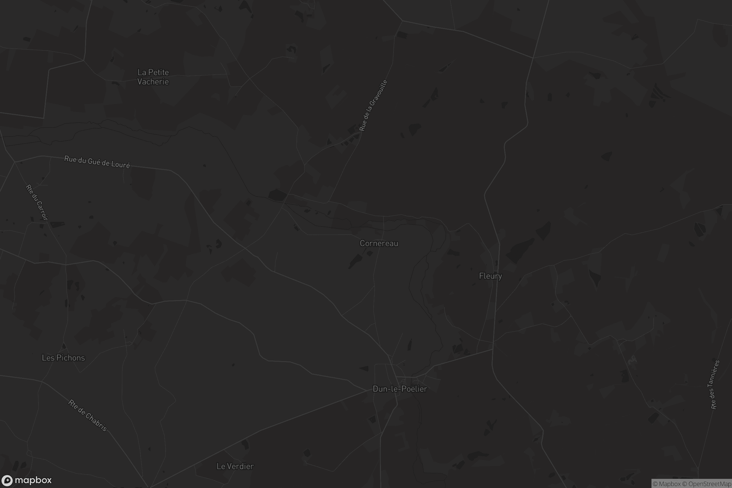 Carte de Dun-le-Poëlier